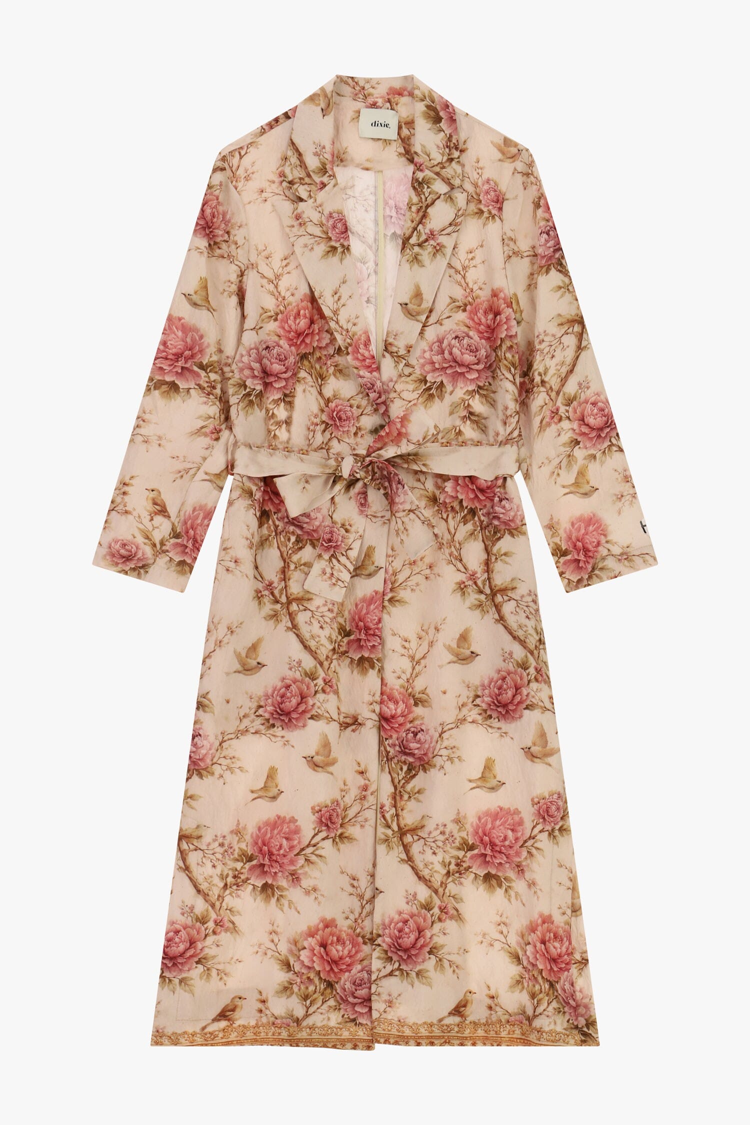 Long Floral Fantasy Top With Dixie Belt