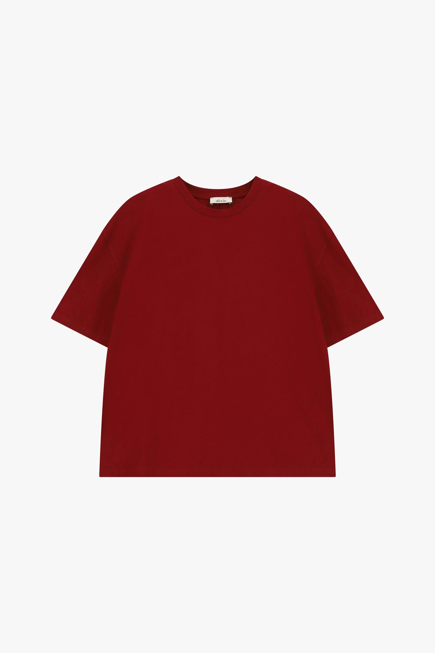 T-Shirt Con Maniche Corte E Taglio Squadrato Dixie