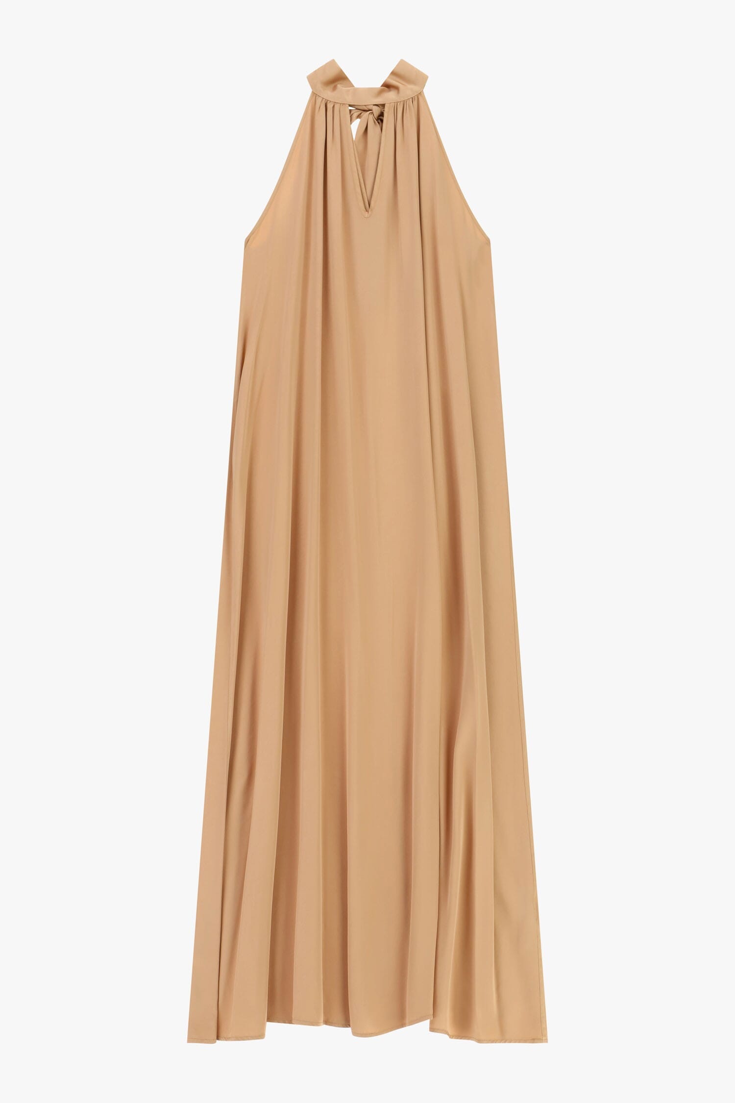 Robe longue avec encolure en dentelle Dixie