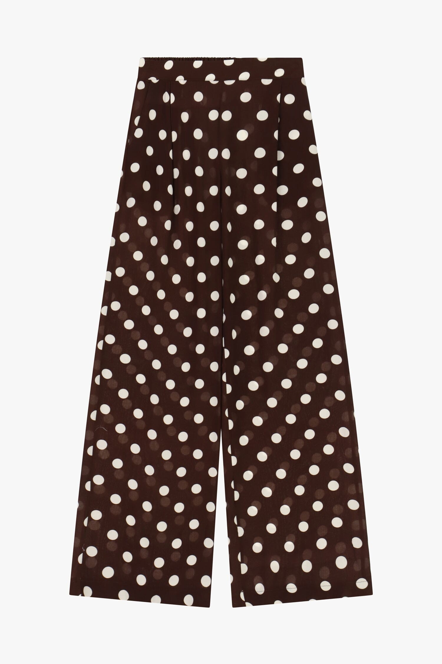 Pantaloni Palazzo A Pois Gamba Ampia Dixie