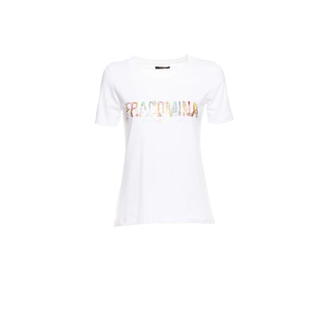 T-shirt With Logo detail Multicolor Fracomina