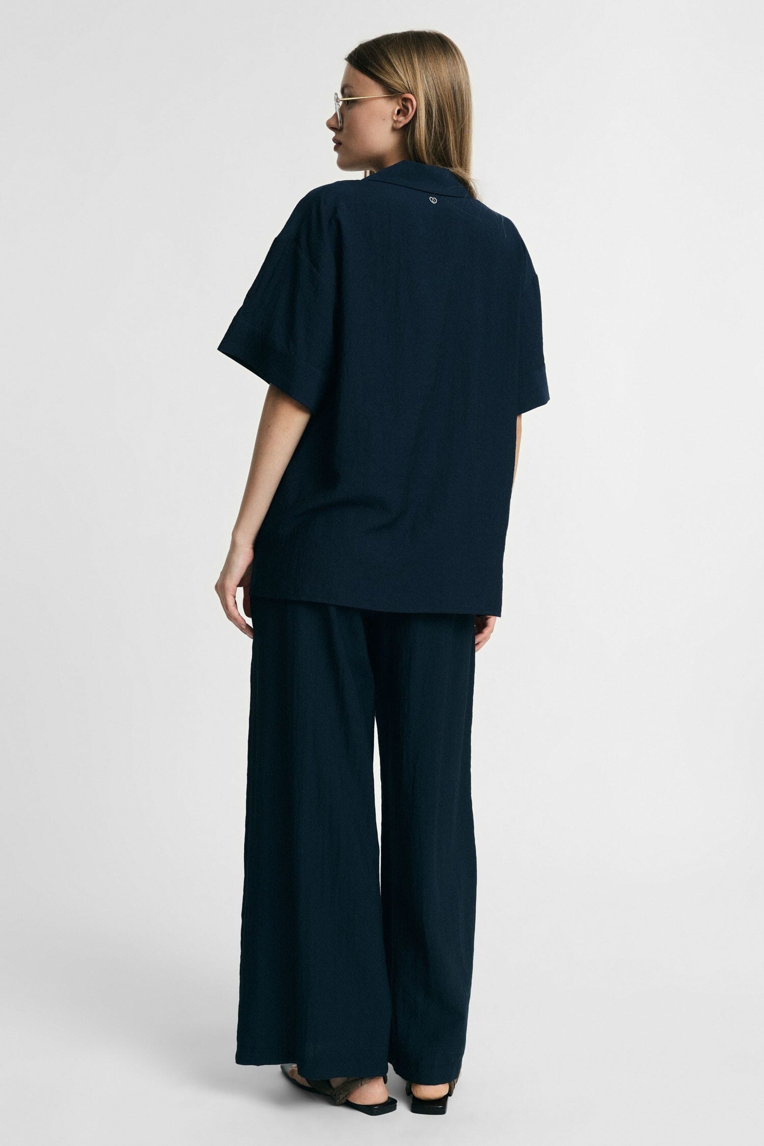 Pantaloni Ampi A Vita Alta Please