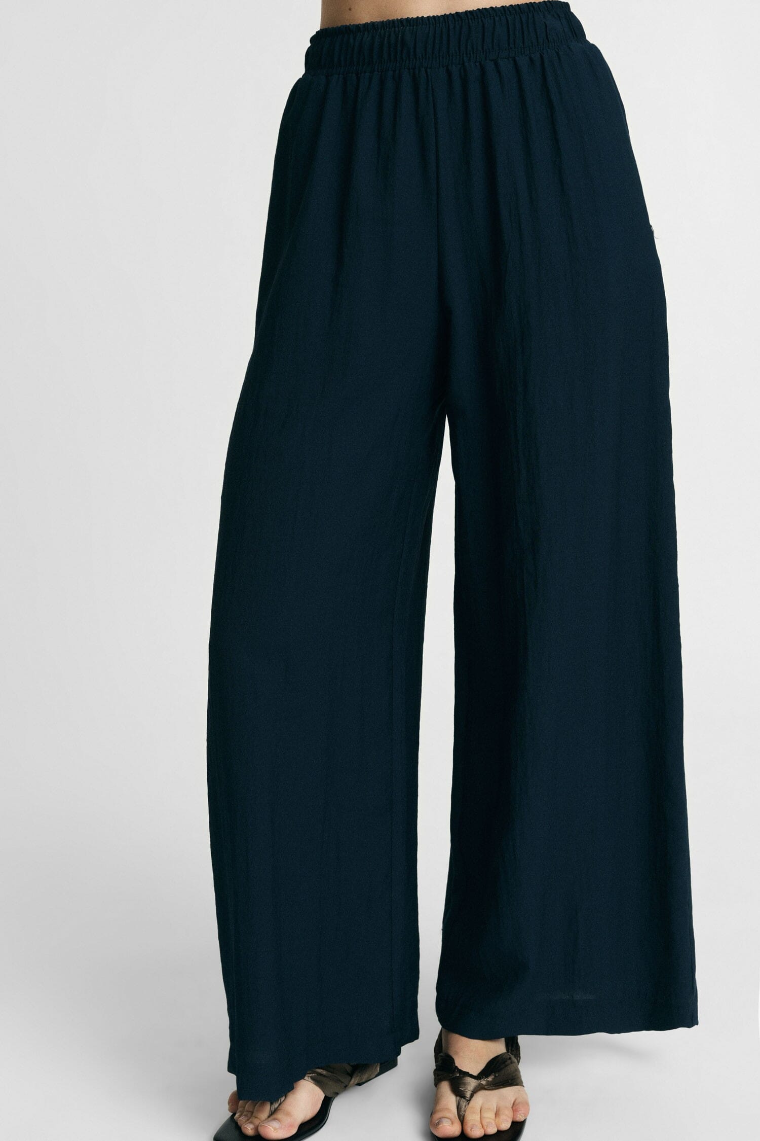 Pantaloni Ampi A Vita Alta Please