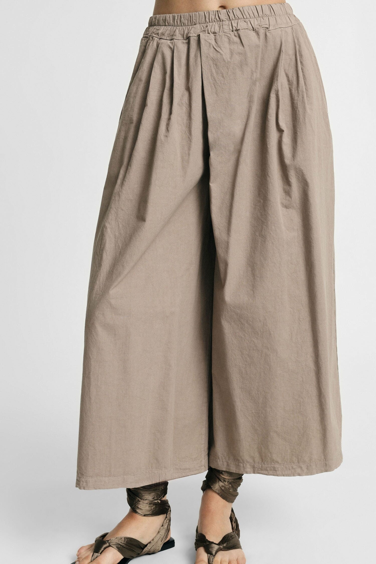 Palazzo Trousers Elasticised Waist And Side Pockets Please