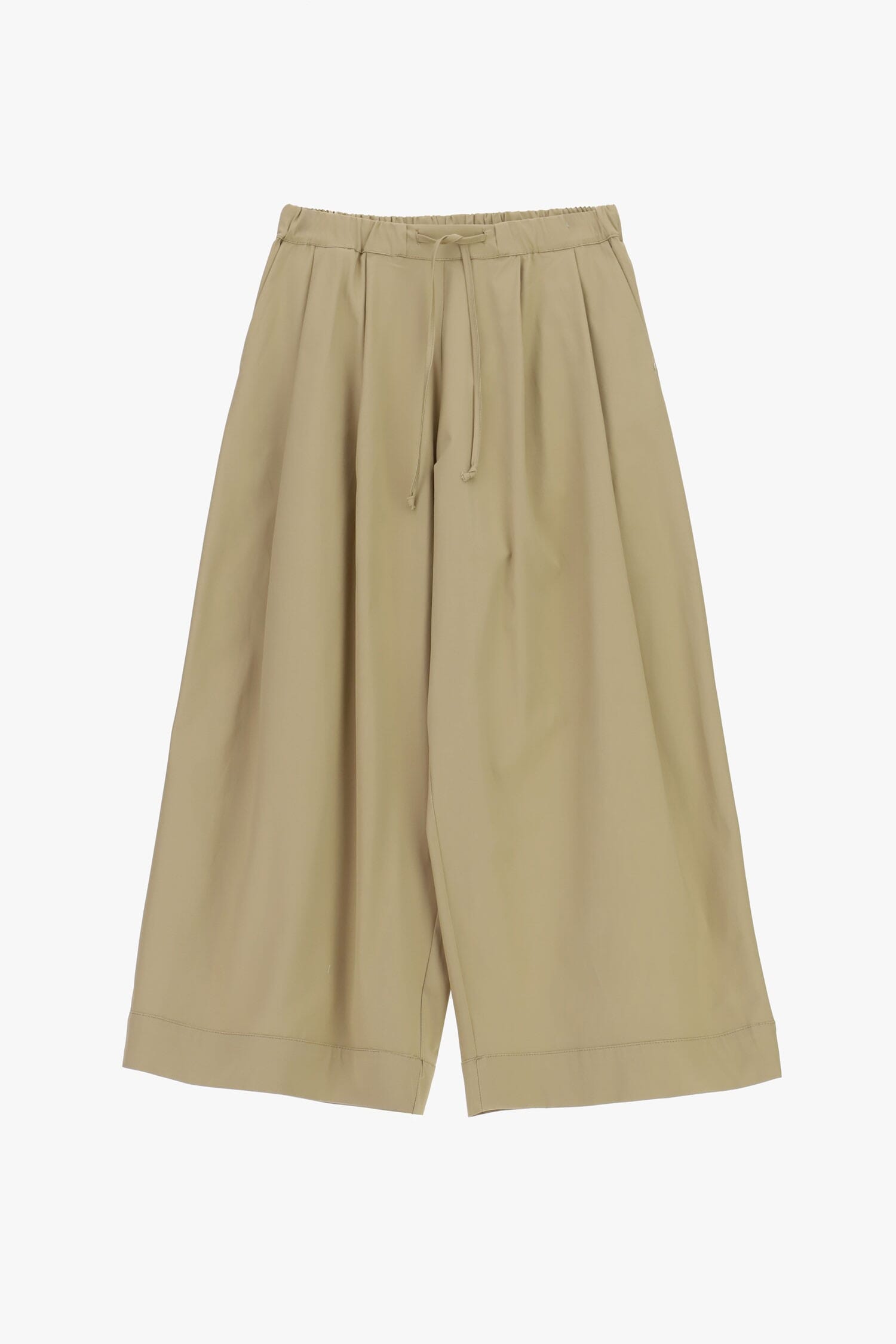 Pantaloni Palazzo Cropped Con Vita Elasticizzata Please