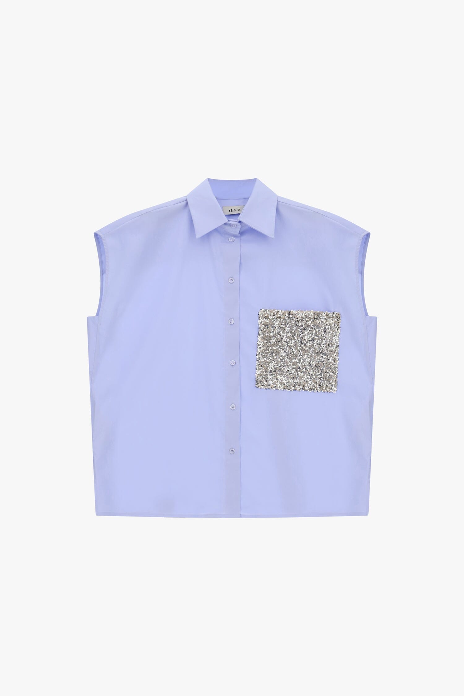 Camicia Senza Maniche Con Tasca Paillettes Dixie