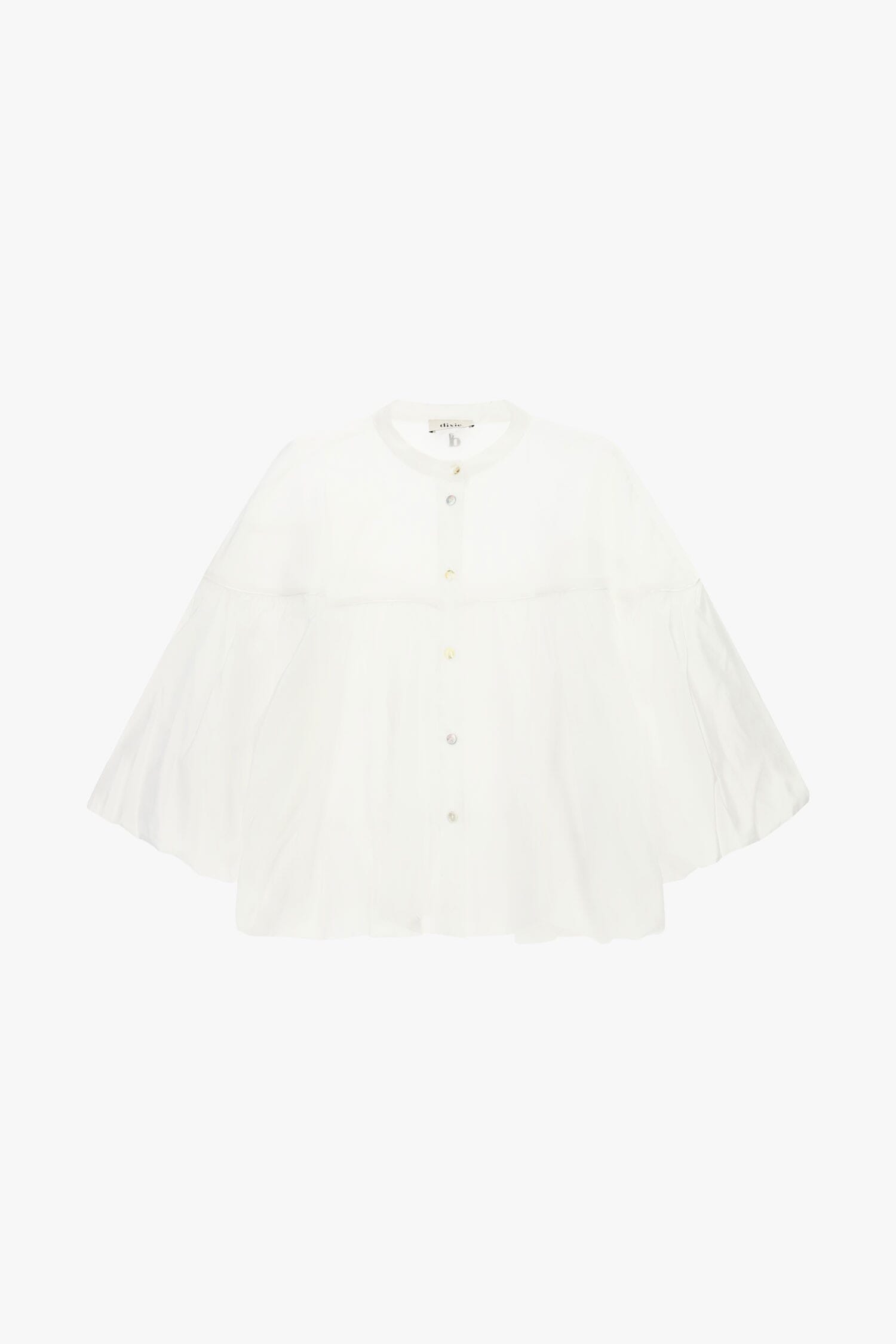 Camicia Ampia Con Maniche A Pipistrello E Collo Tondo Dixie