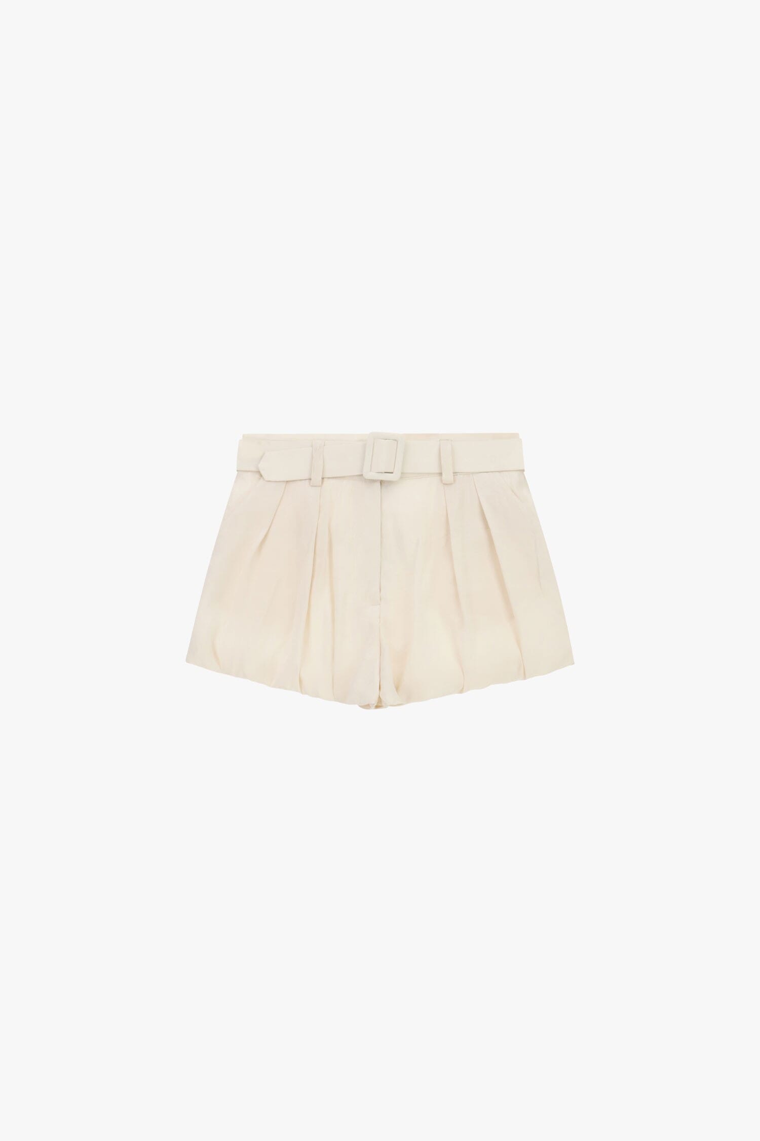 Pantalon chaud Short avec plis et ceinture coordonnée Dixie