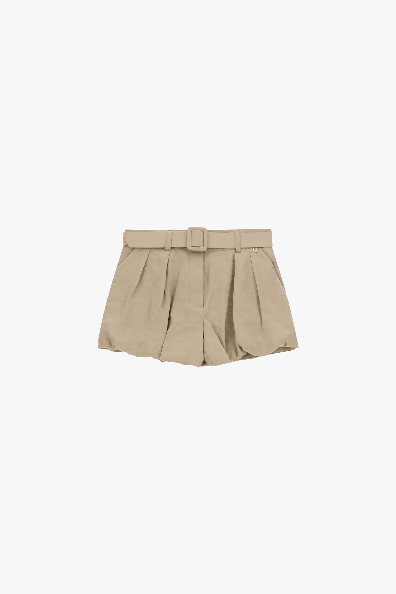 Pantalon chaud Short avec plis et ceinture coordonnée Dixie