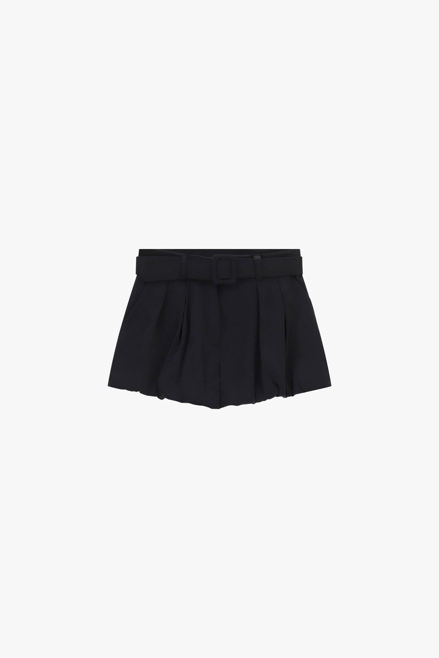 Pantalon chaud Short avec plis et ceinture coordonnée Dixie