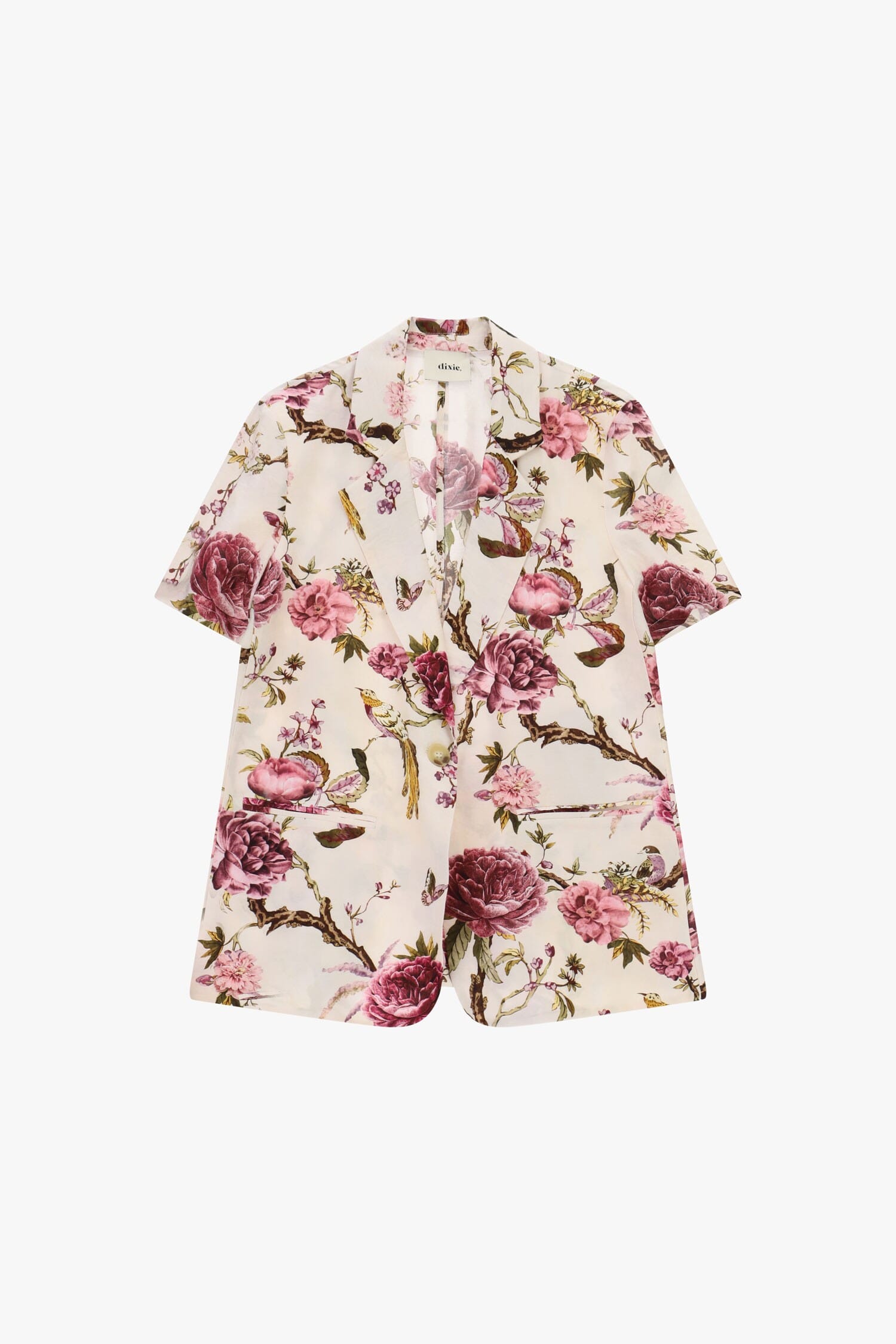Blazer à manches courtes à motif floral Dixie