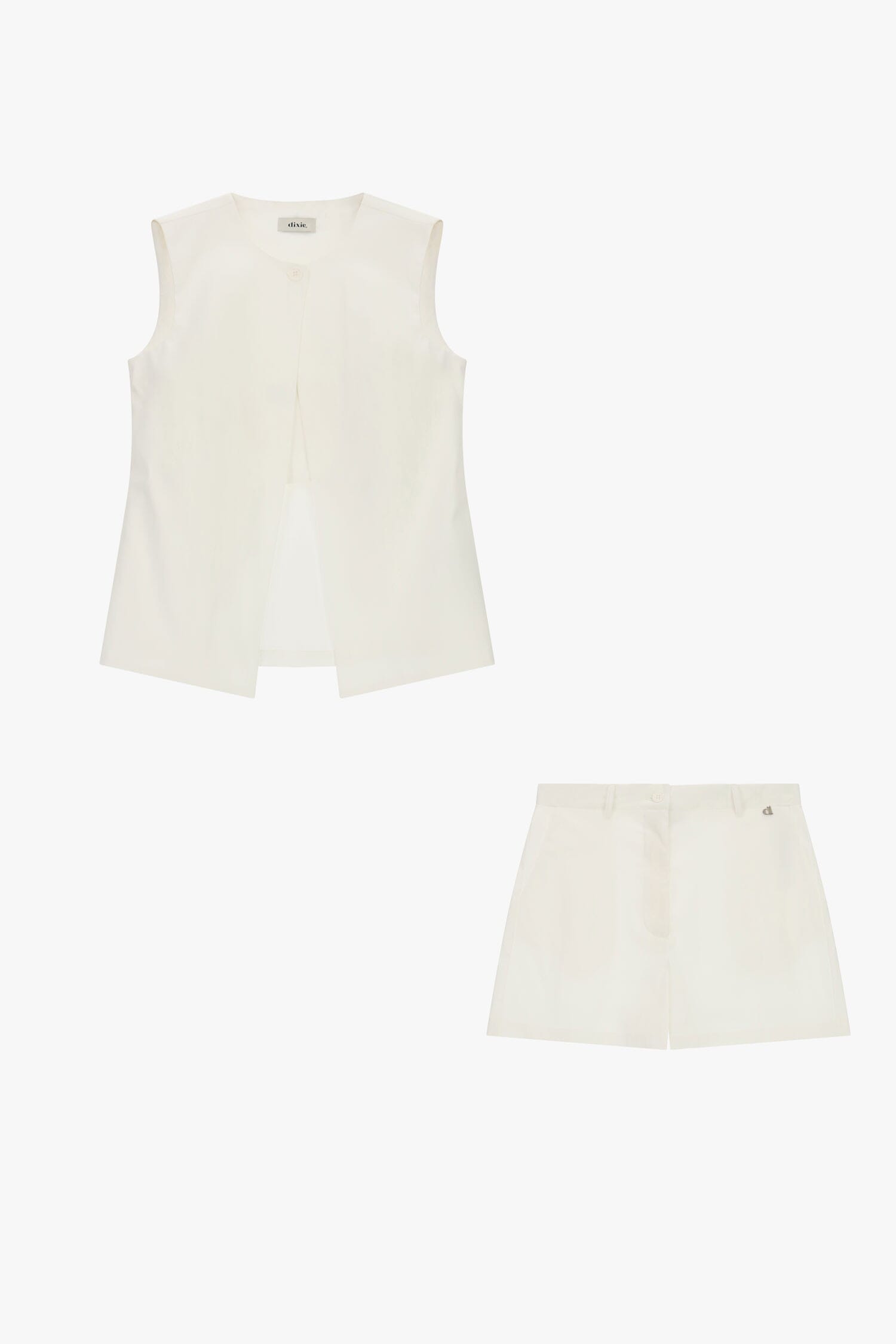 Gilet sans manches avec fermeture à boutons Dixie