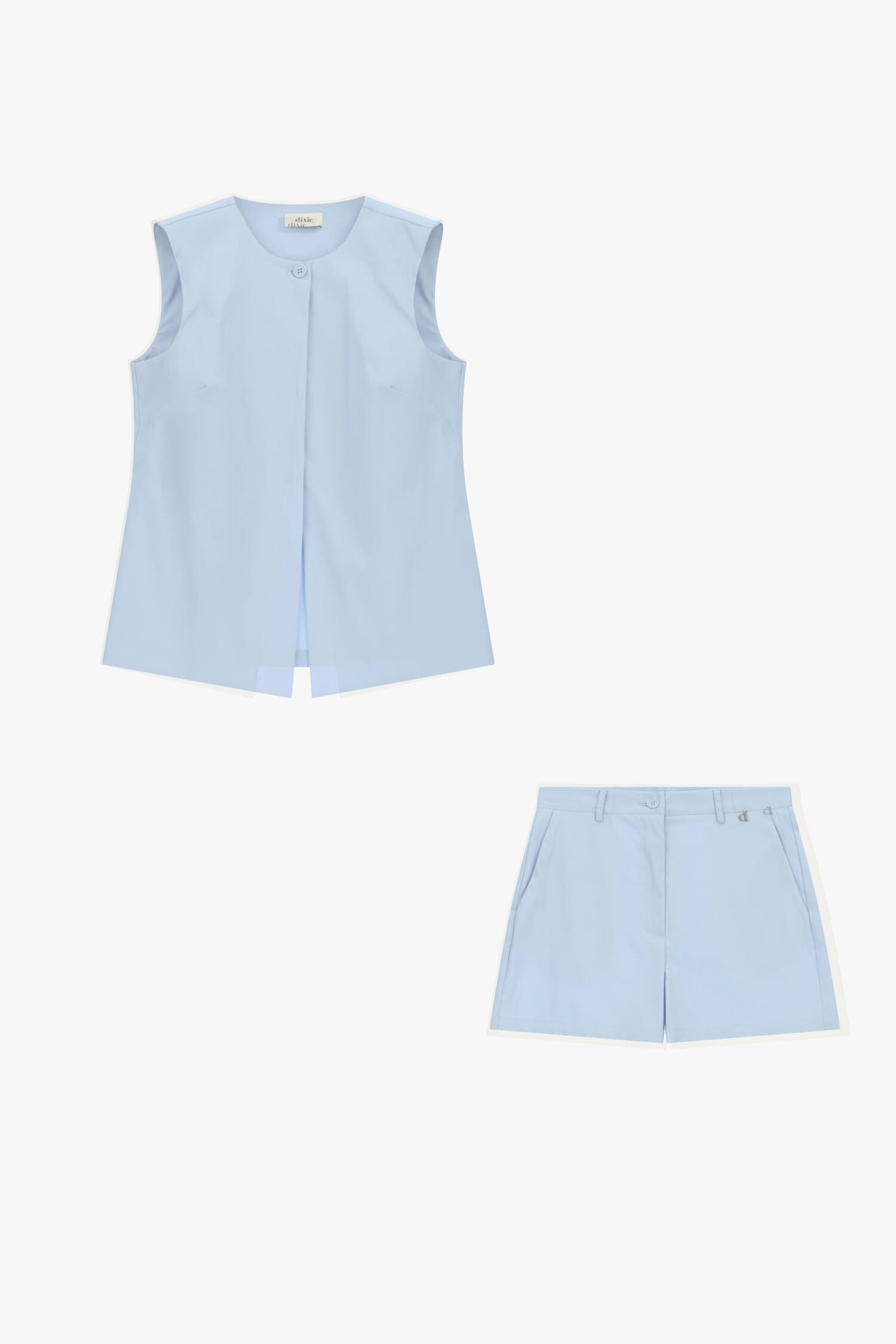 Gilet sans manches avec fermeture à boutons Dixie