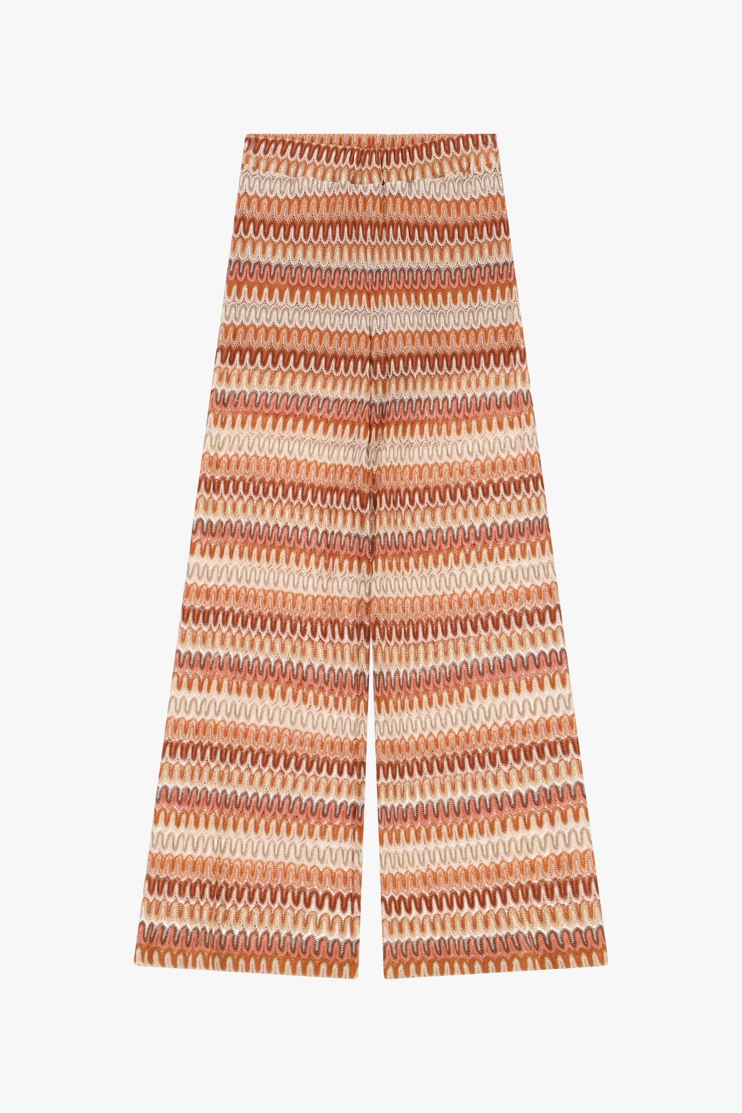Pantalon de palace à rayures ondulées Dixie