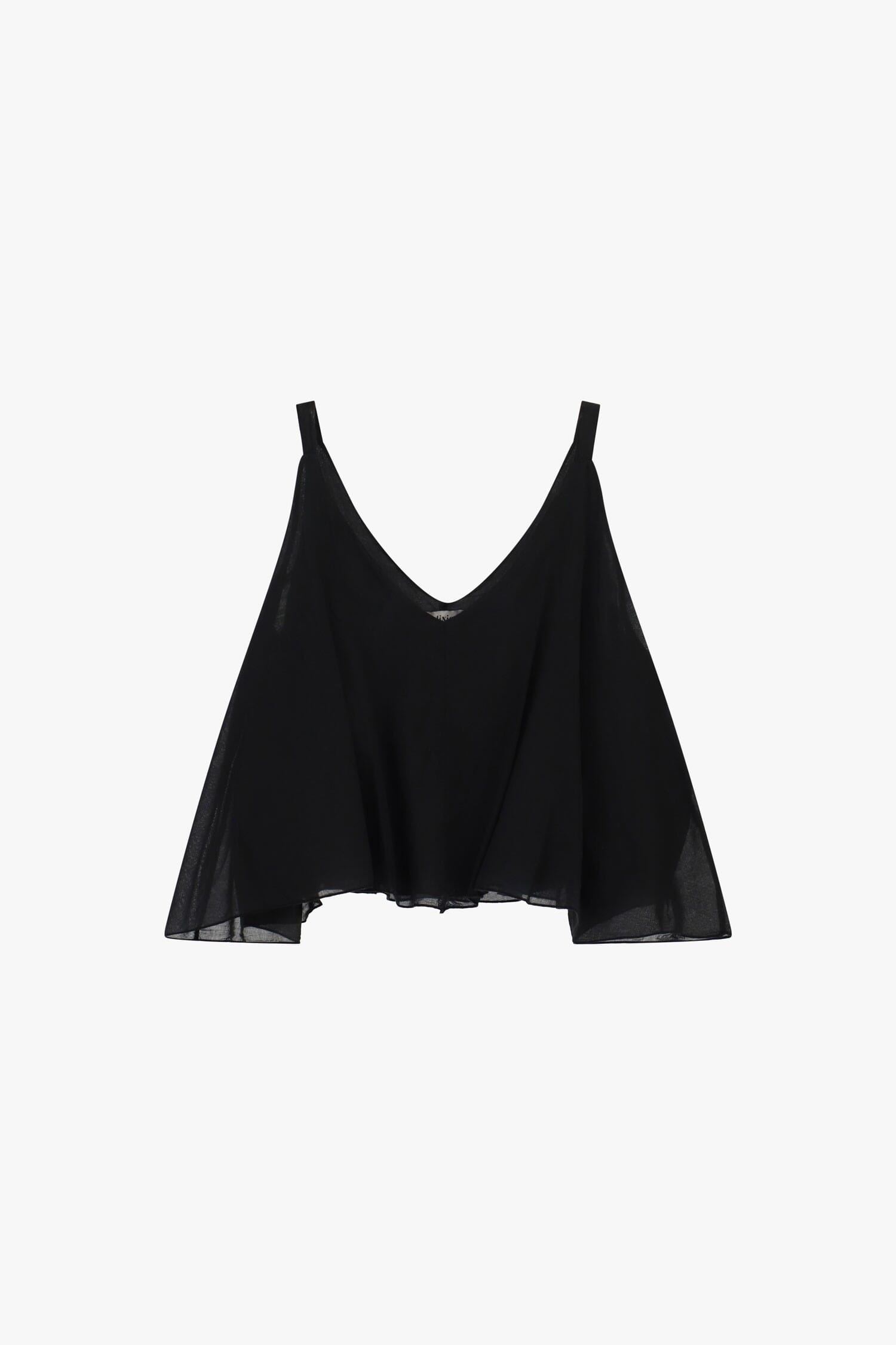 Top large avec bretelles et ourlet asymétrique Dixie