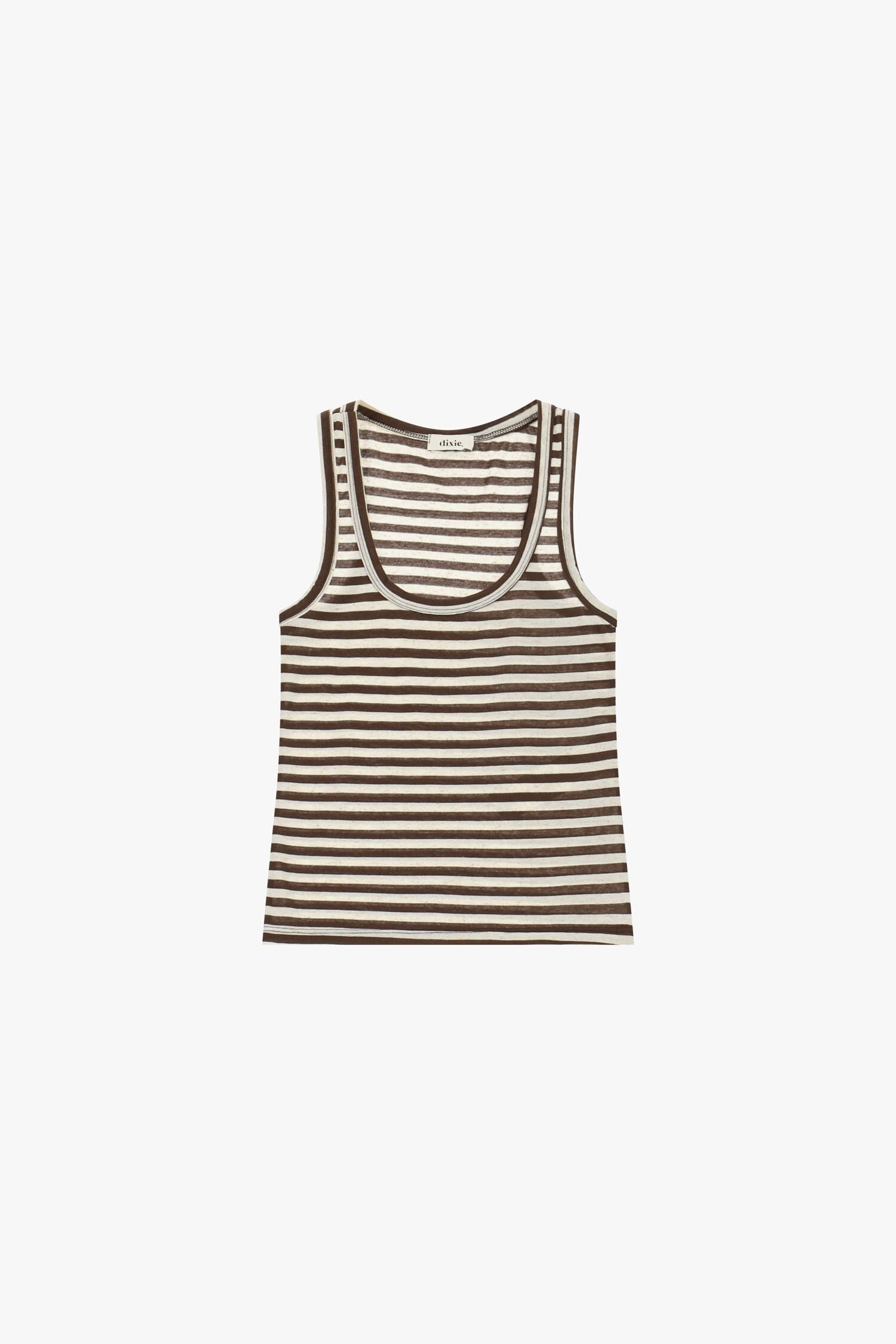 Dixie Straight Cut Broad Shoulders Top