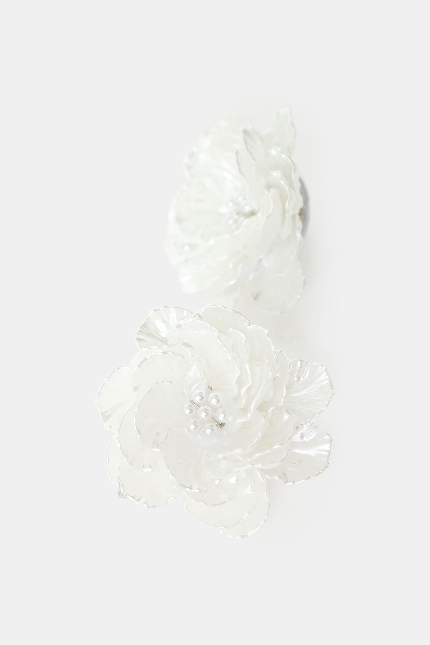 Boucles d'oreilles en forme de fleur avec perles centrales Dixie