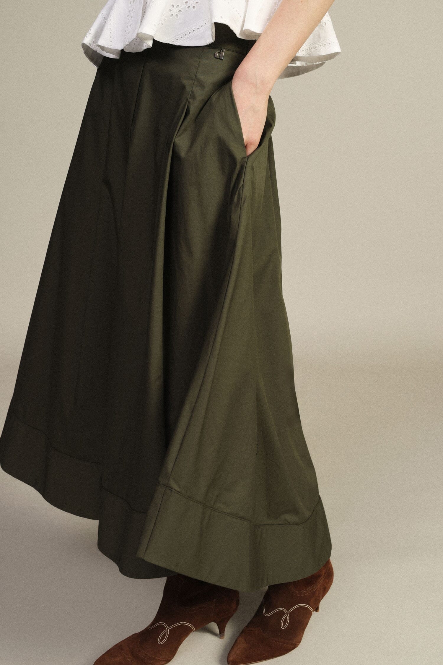 Dixie Tailoring Jupe midi plissée