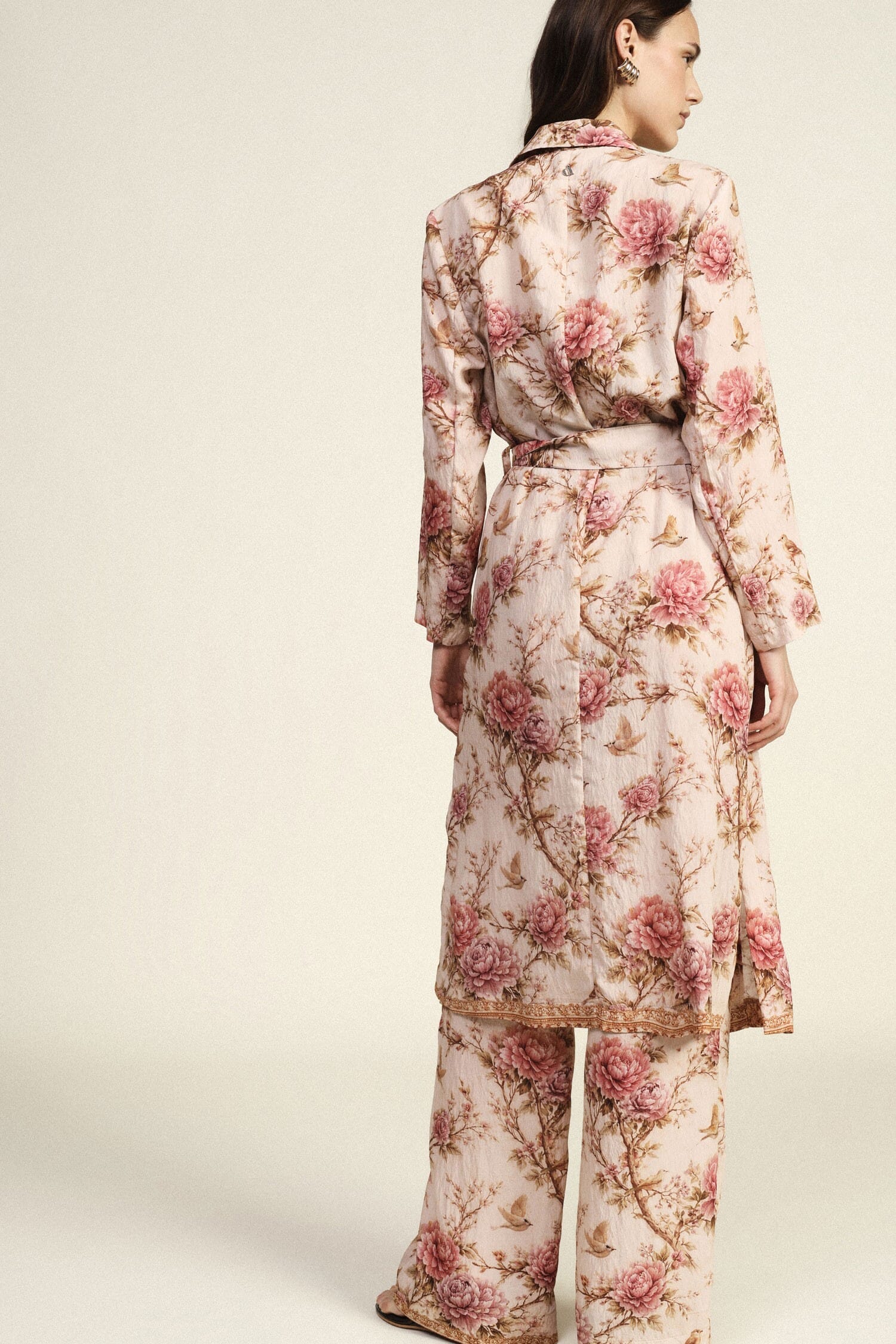 Long Floral Fantasy Top With Dixie Belt