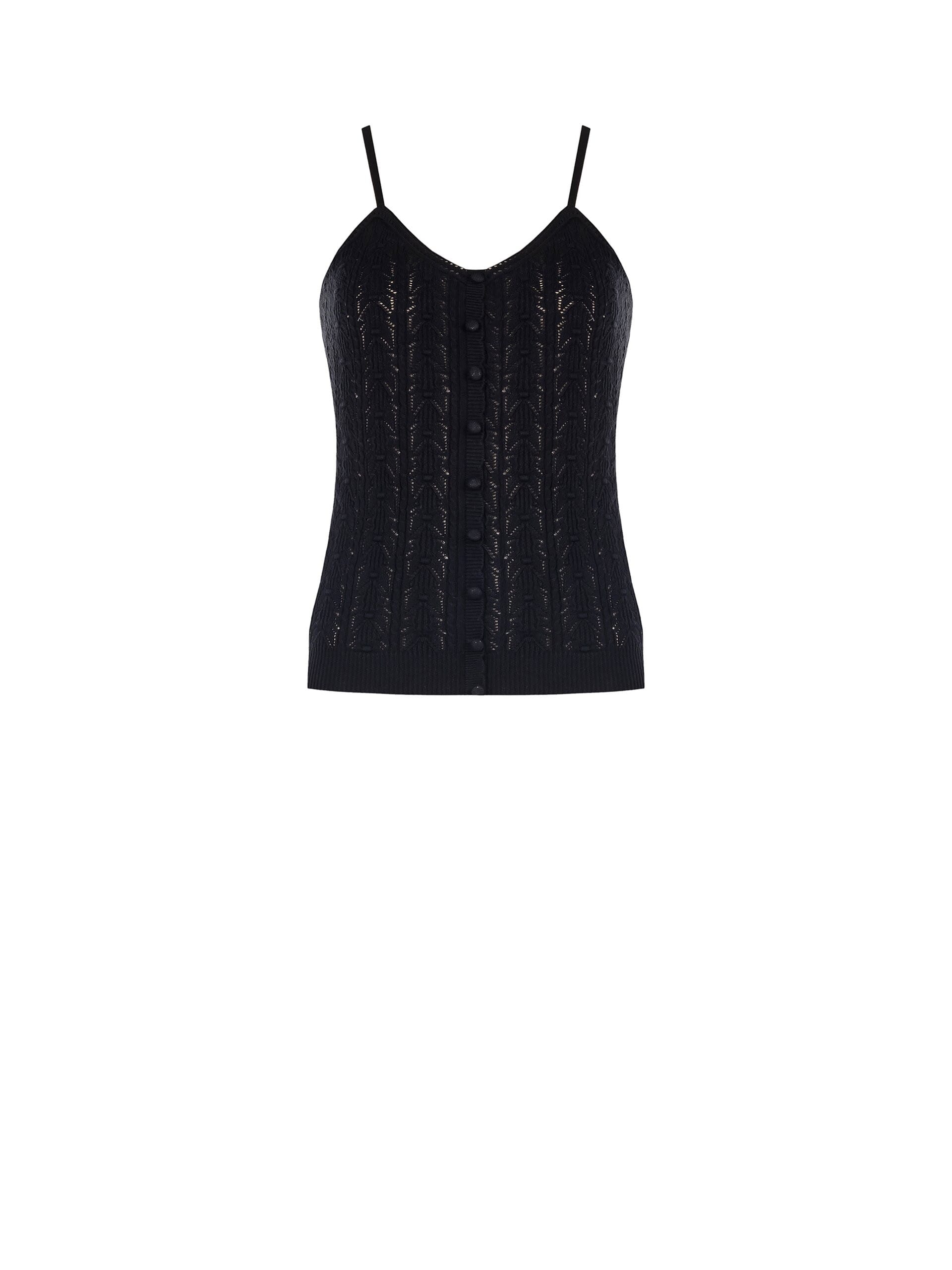 Top Tricot In Cotone Con Spalline Sottili Rinascimento