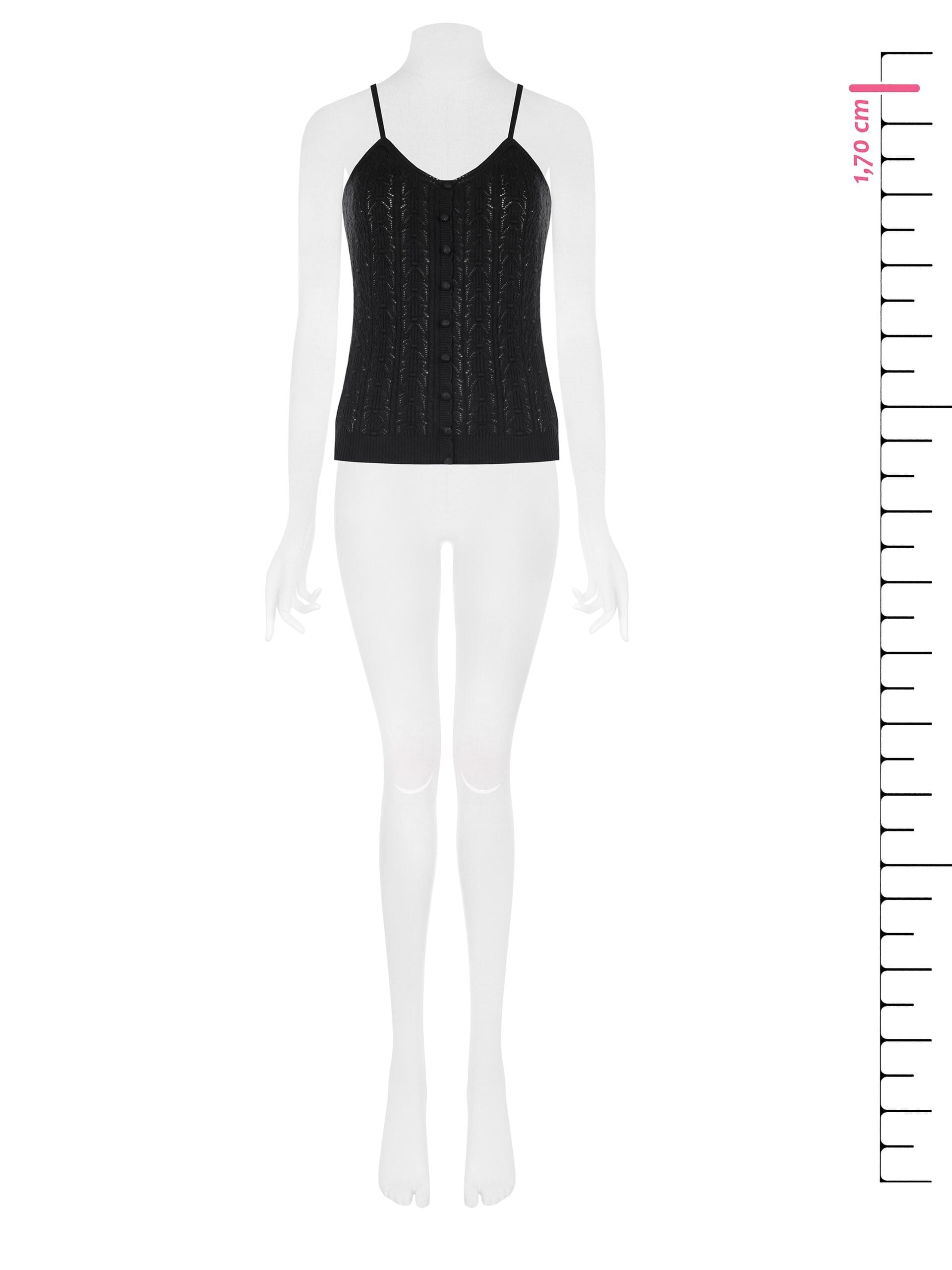 Top Tricot In Cotone Con Spalline Sottili Rinascimento