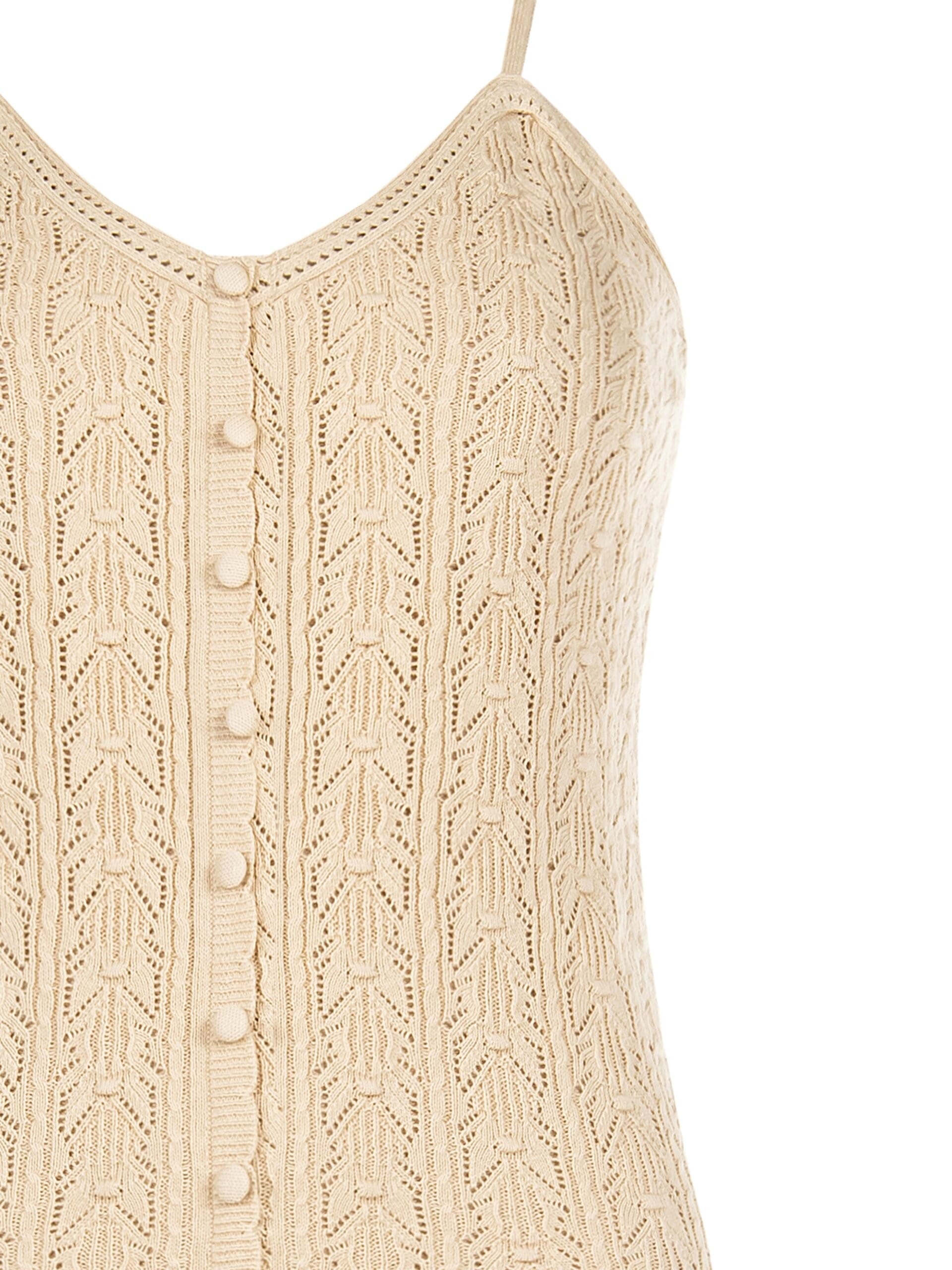 Top Tricot In Cotone Con Spalline Sottili Rinascimento