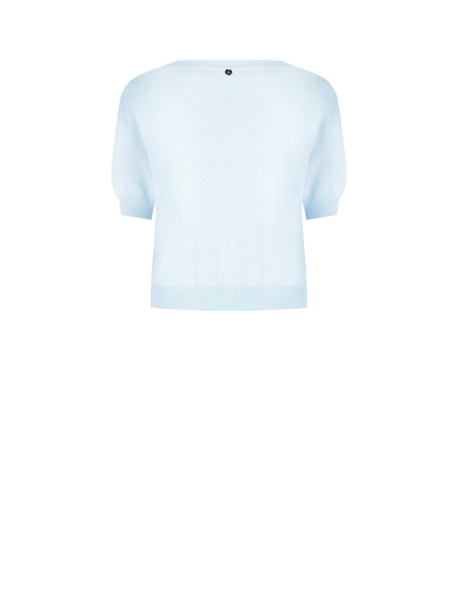 Maglione Leggero In Misto Viscosa Con Perle E Cristalli Rinascimento