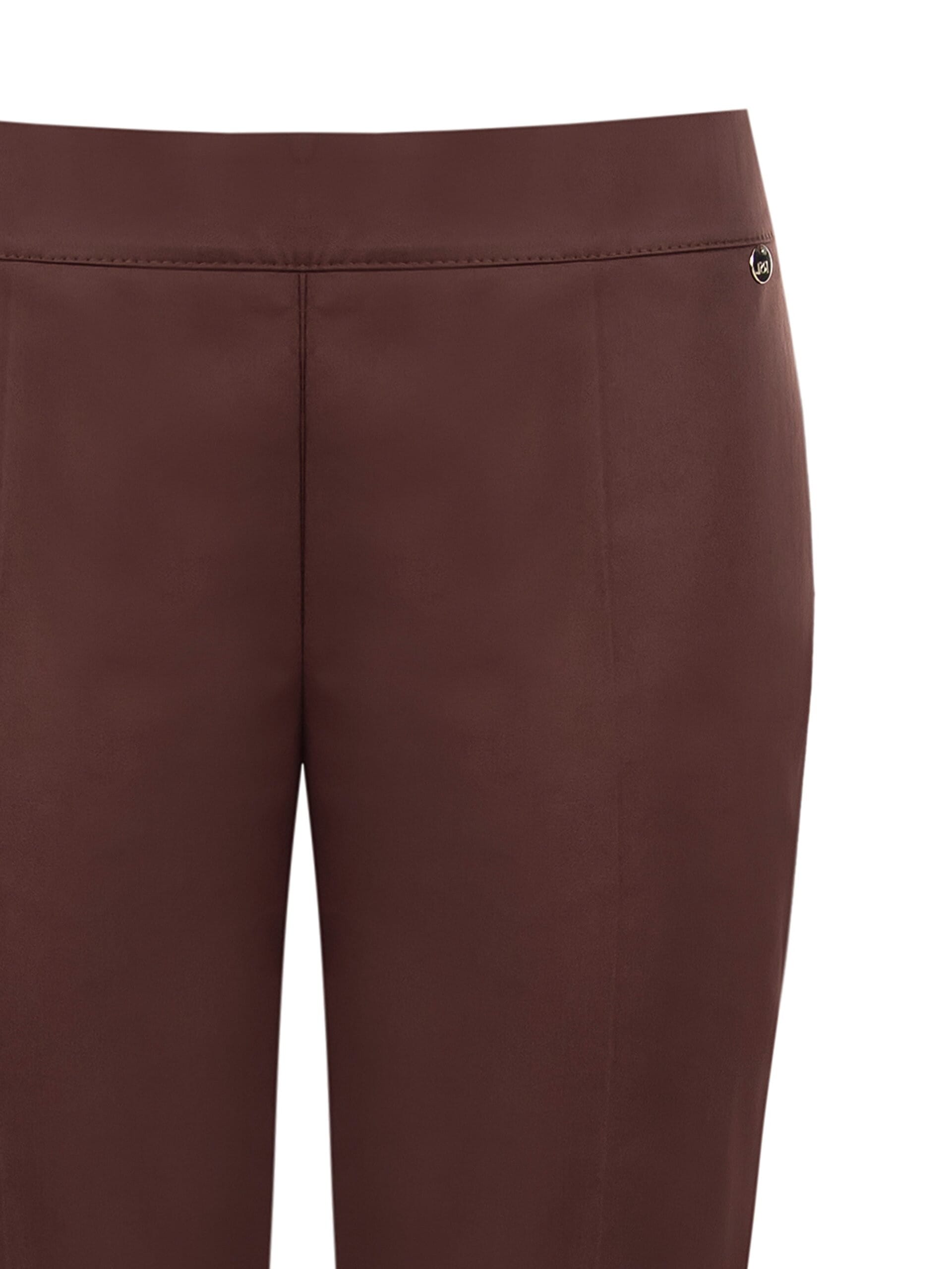 Pantaloni Dritti In Misto Cotone Con Zip Laterale Rinascimento