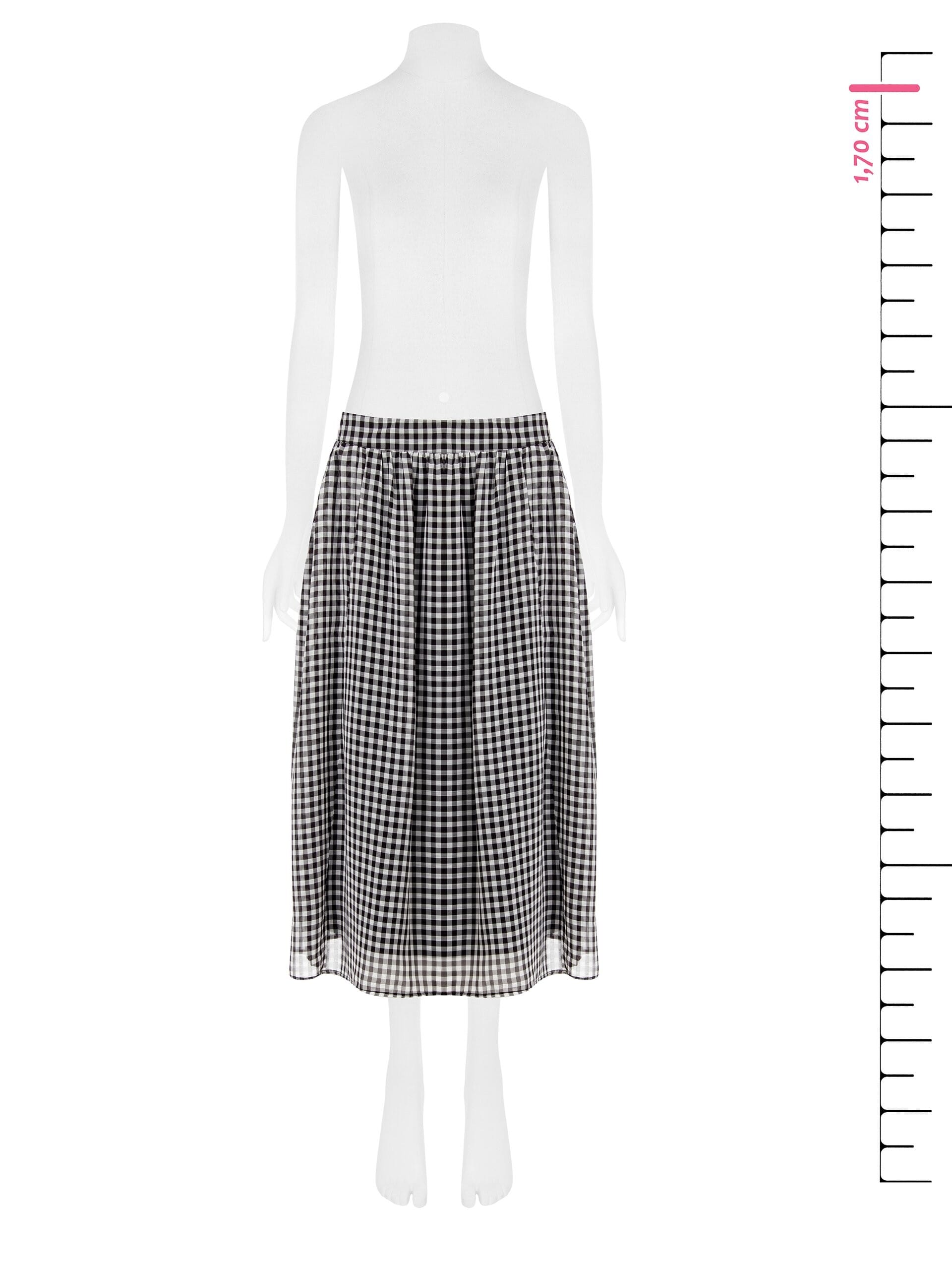 Gonna Lunga In Chiffon Con Tasche Rinascimento