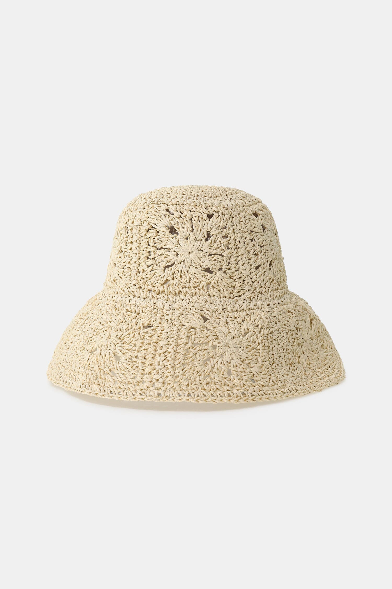Cappello All'uncinetto Stile Bucket Traforato Please