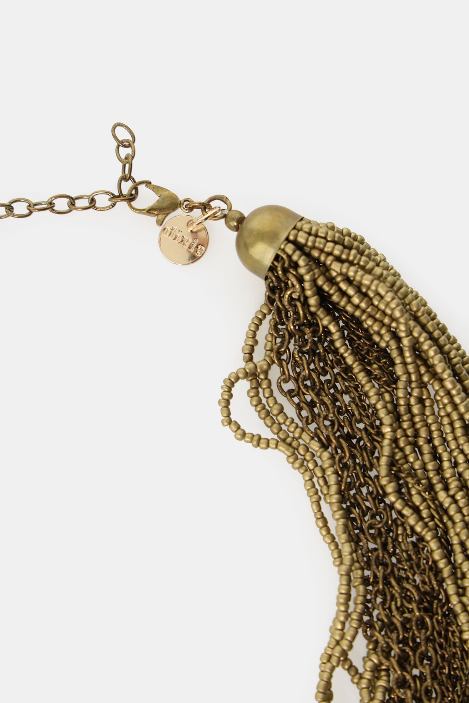 Collana Girocollo Multifilo Con Microperle E Catene Dixie