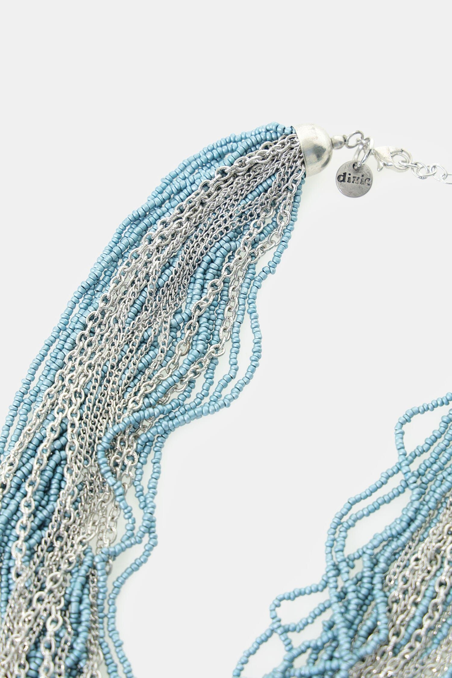 Collana Girocollo Multifilo Con Microperle E Catene Dixie
