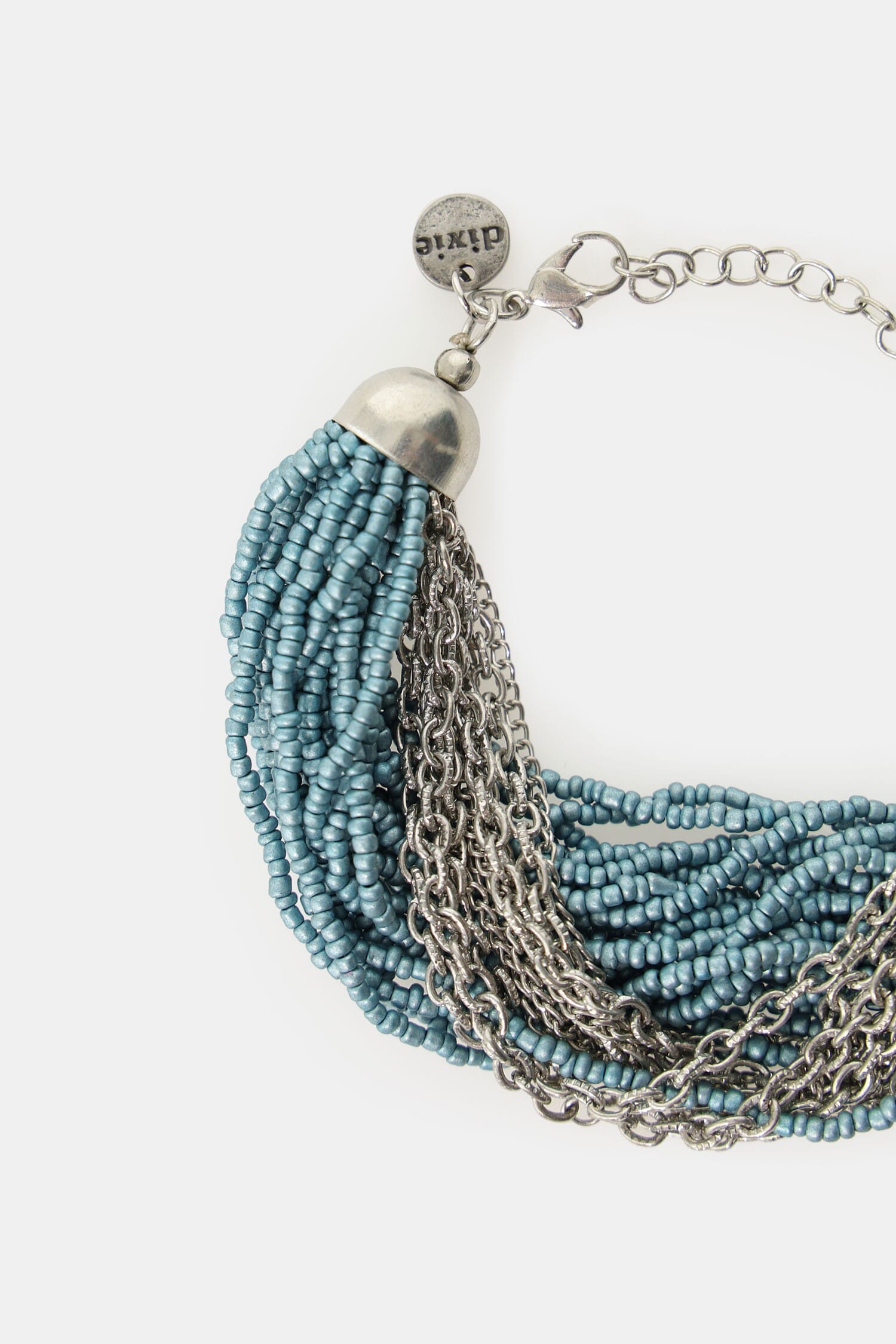 Bracciale Multigiro Con Perline E Catene Regolabile Dixie