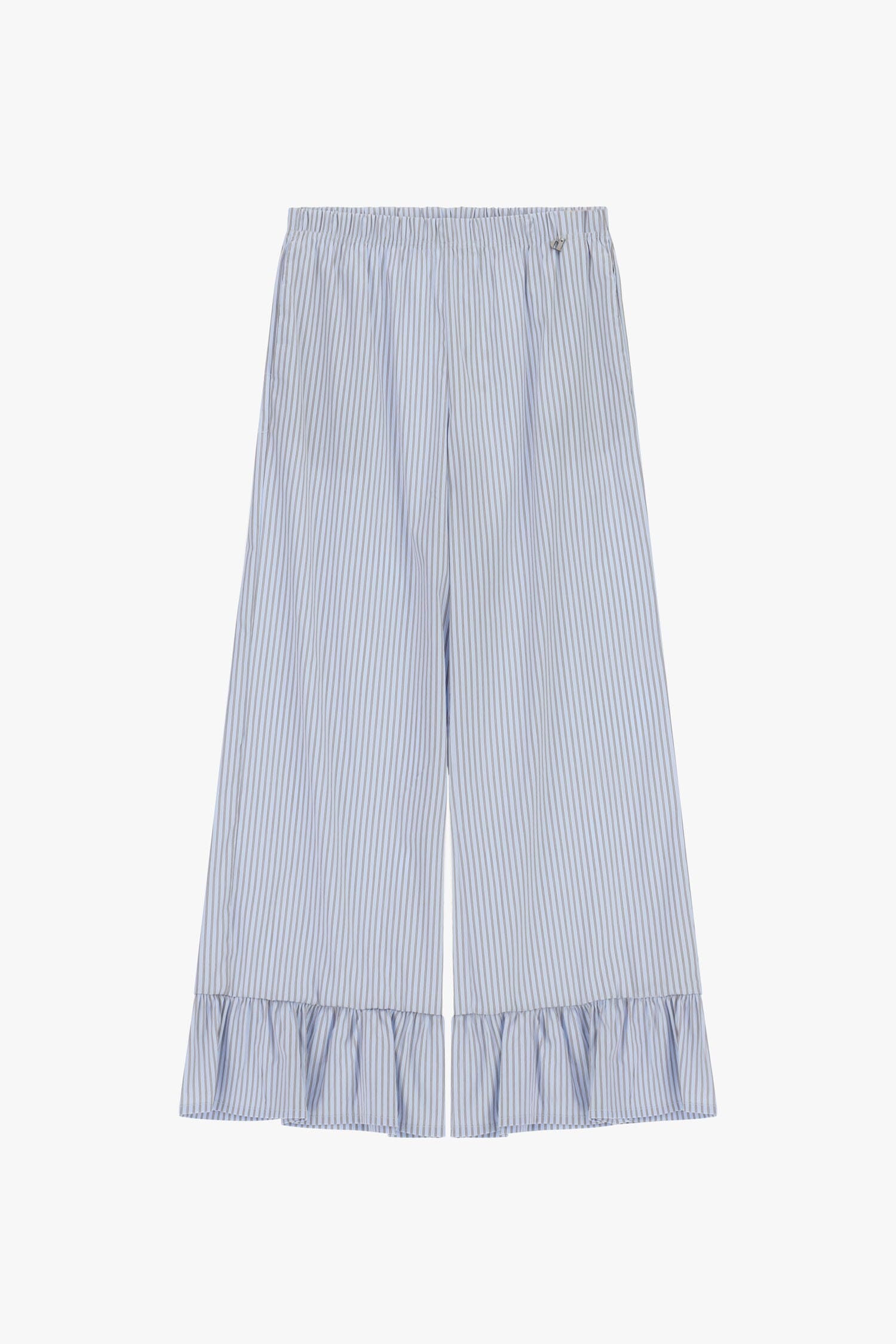 Pantalon rayé Palace avec volant Dixie Bottom