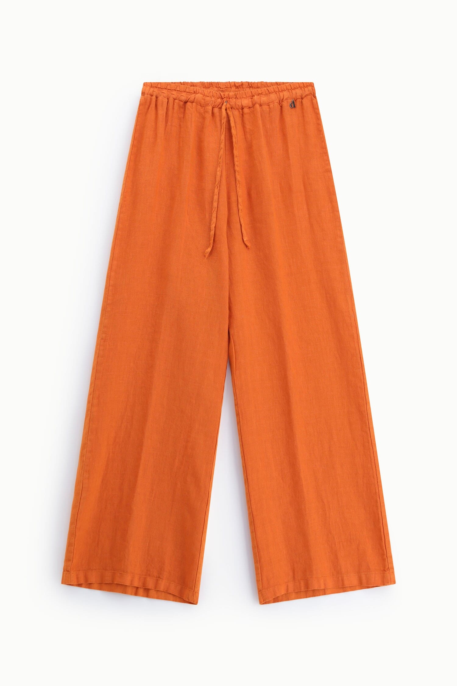 Pantalon large avec taille haute et cordon de serrage Dixie