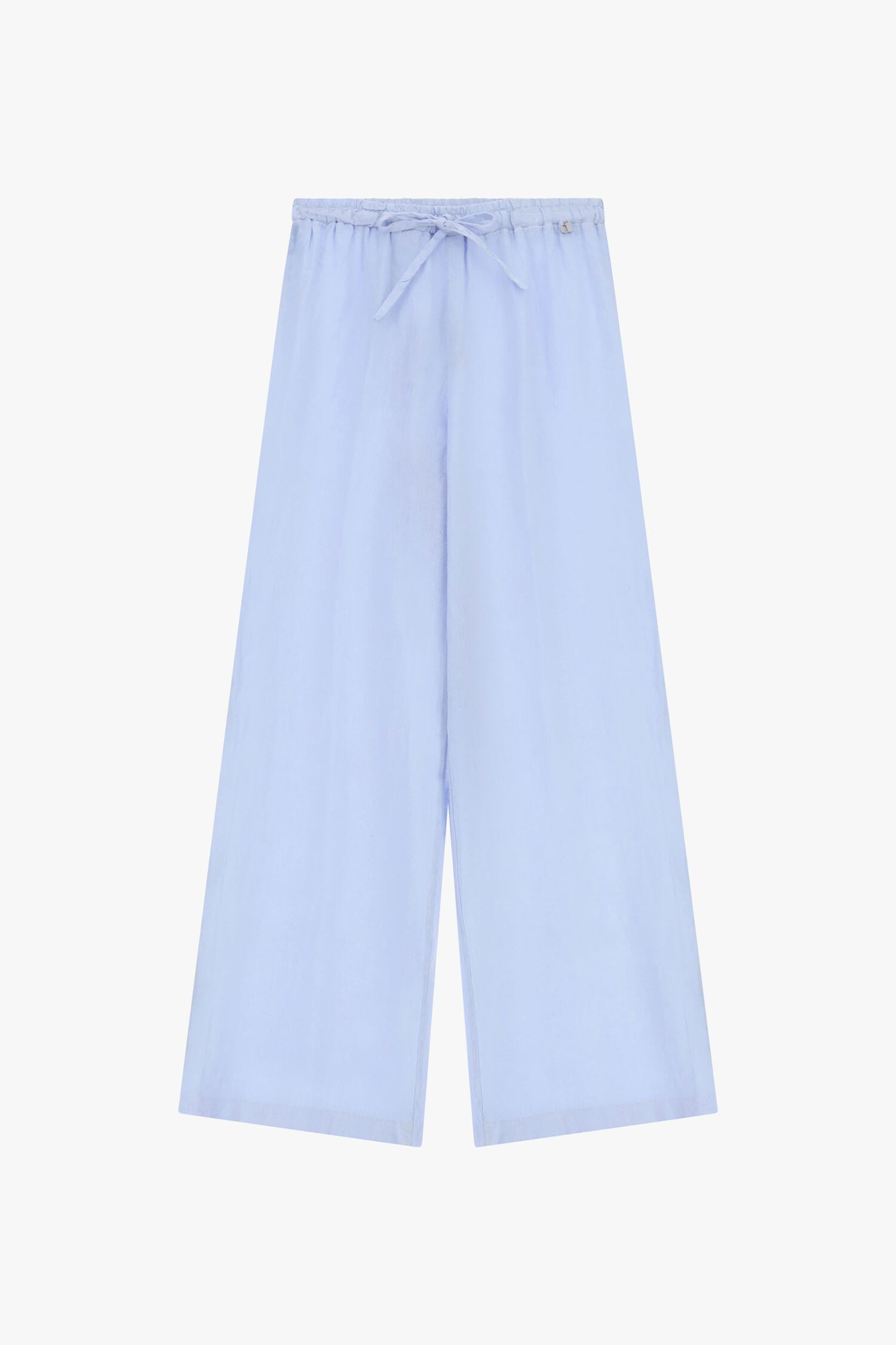 Pantalon large avec taille haute et cordon de serrage Dixie