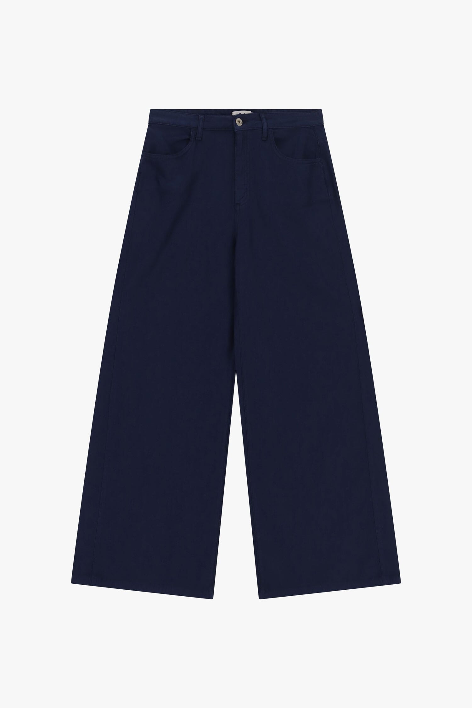 Trousers Palazzo A Vita Alta Con Gamba Ampia Dixie