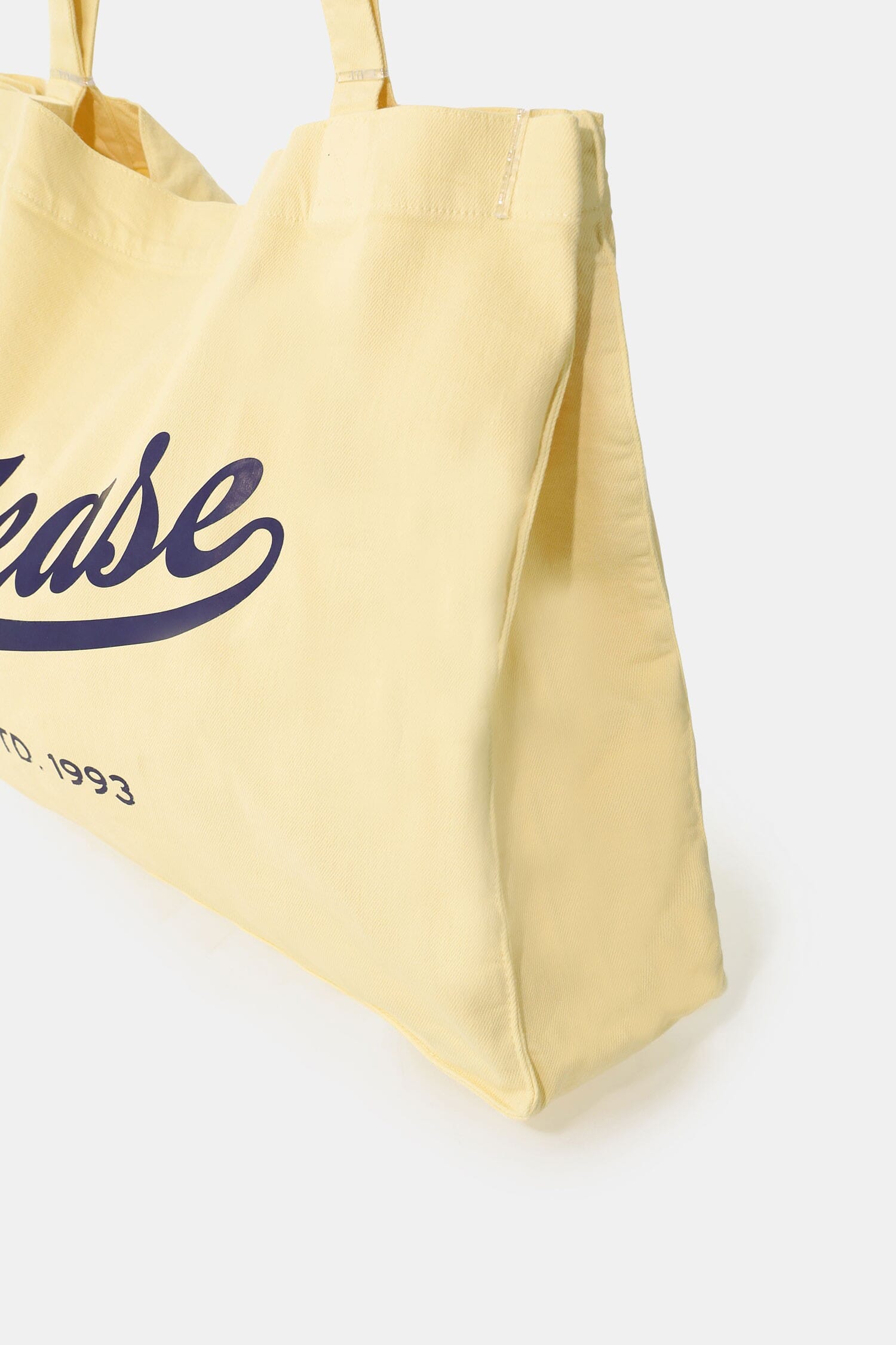 Borsa Shopper Ampia Con Stampa Frontale Please