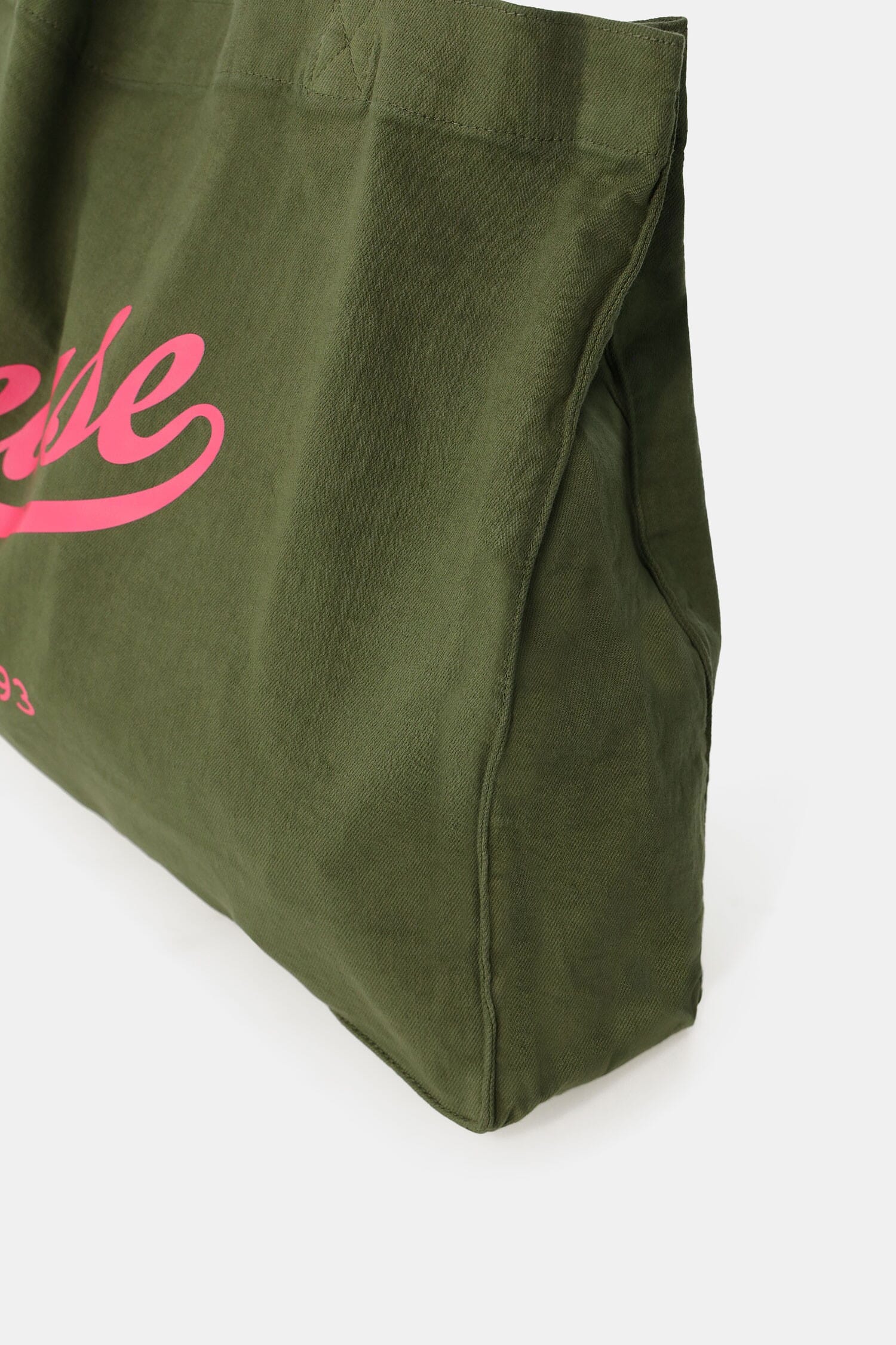 Borsa Shopper Ampia Con Stampa Frontale Please