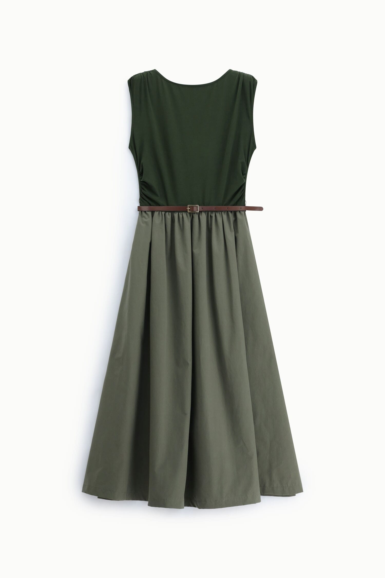 Vestito Lungo Senza Maniche Con Cintura Sottile Please