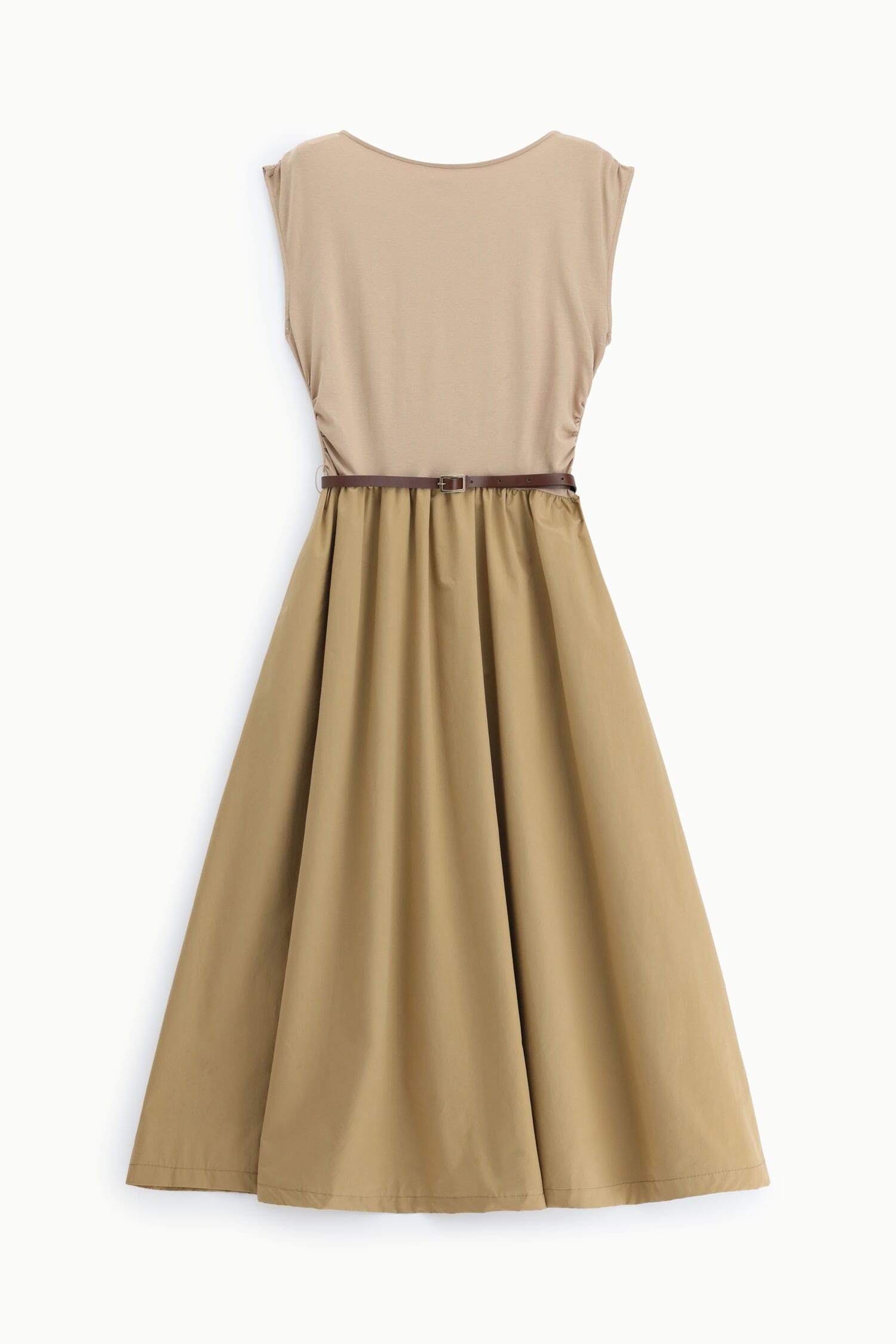 Vestito Lungo Senza Maniche Con Cintura Sottile Please