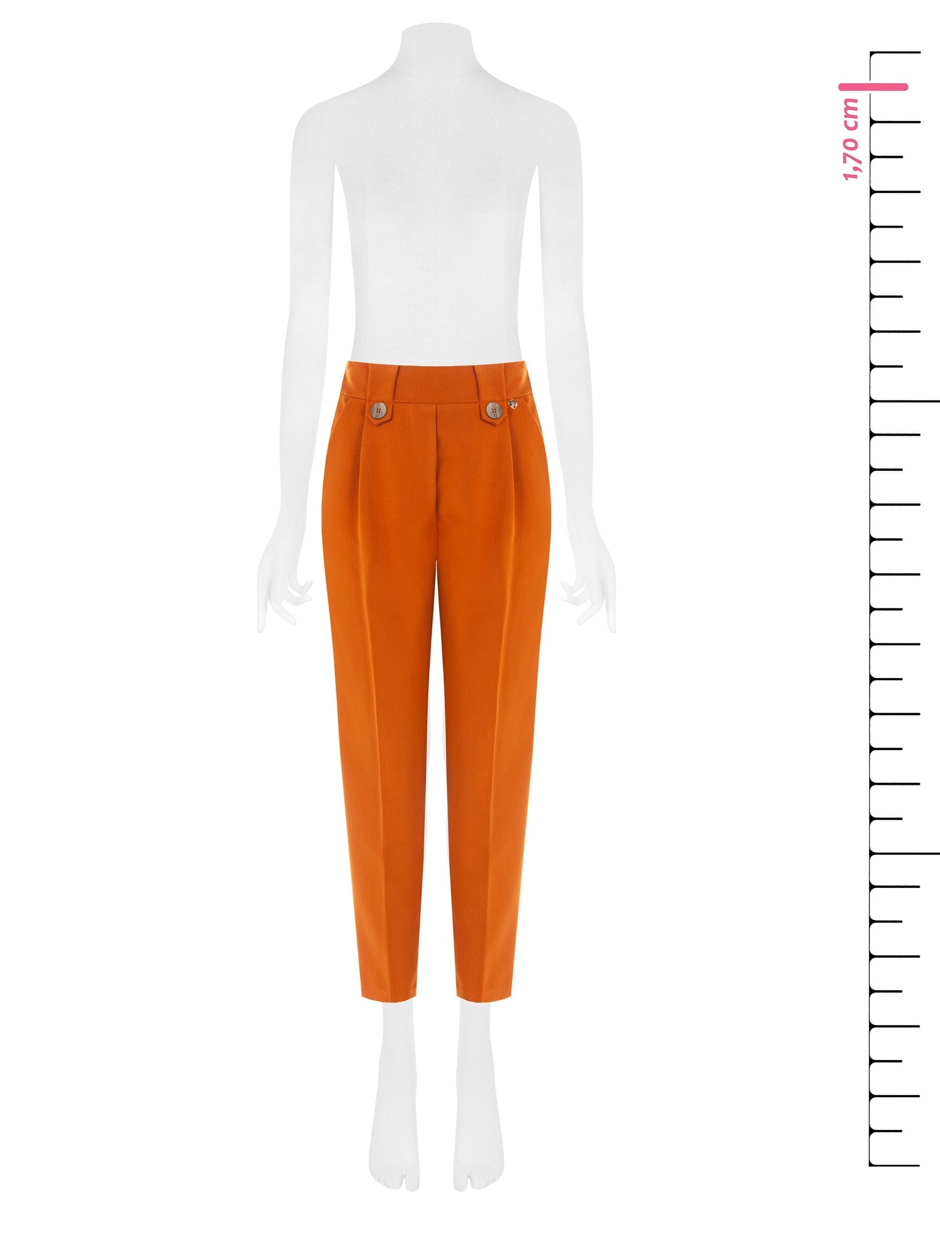 Pantalon Catota avec rayures sur le devant et larges boucles Rinascimento