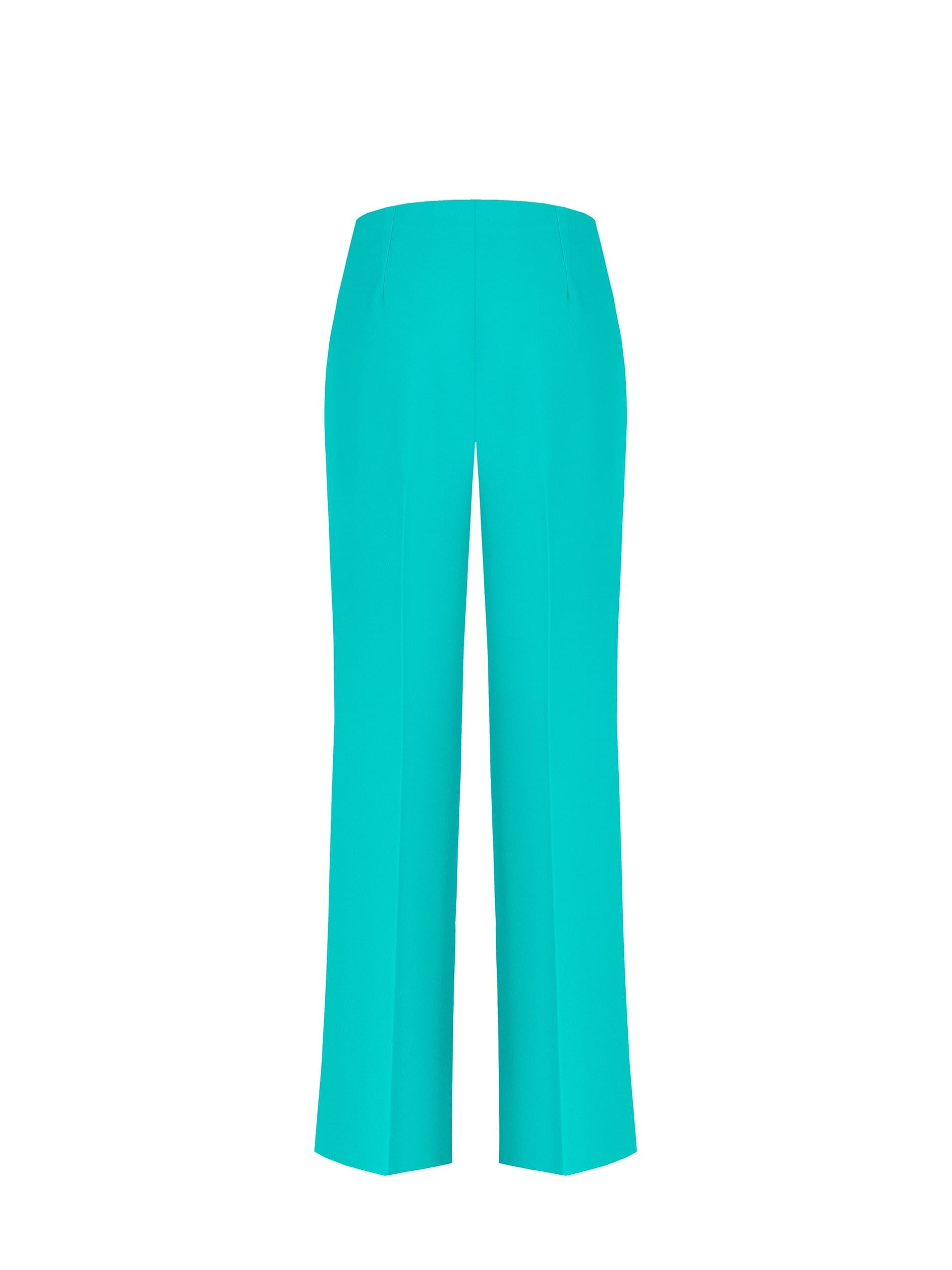 Pantaloni Palazzo In Tessuto Fluido Con Zip Laterale Rinascimento