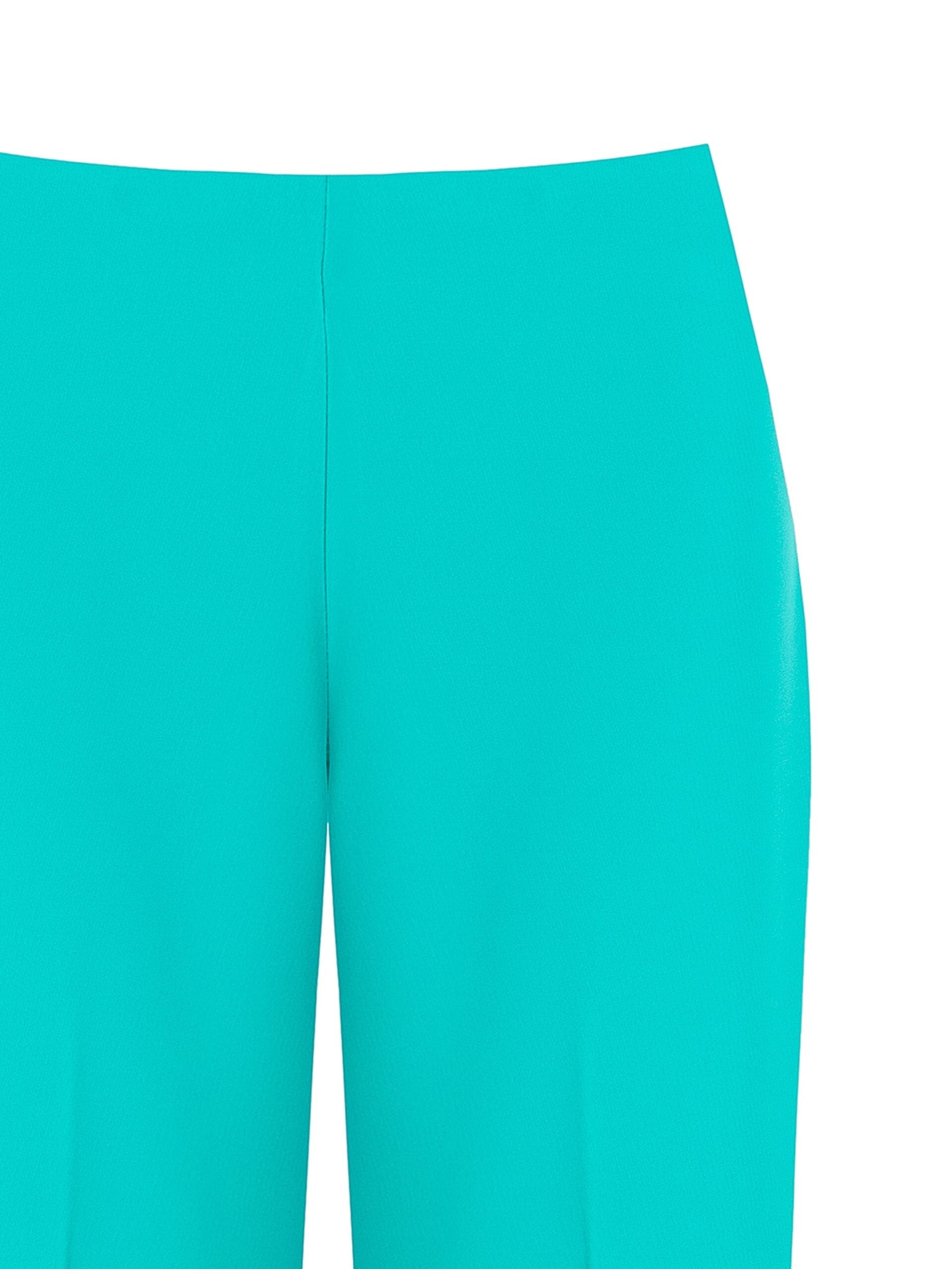 Pantaloni Palazzo In Tessuto Fluido Con Zip Laterale Rinascimento