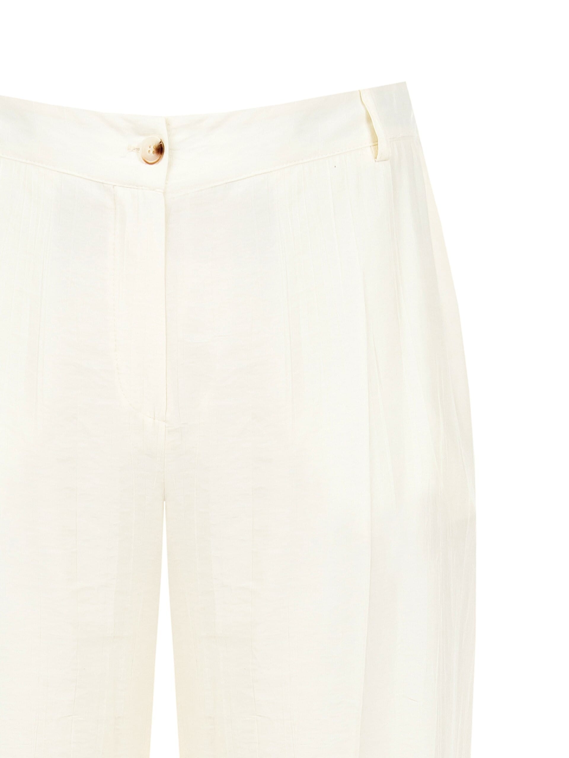 Mixed Viscose Palace Trousers Slightly Wrinkled Effect Rinascimento Curvy