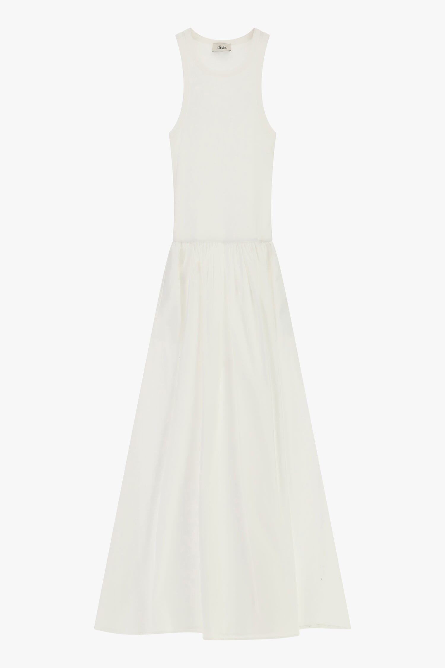 Robe longue sans manches à jupe large Dixie
