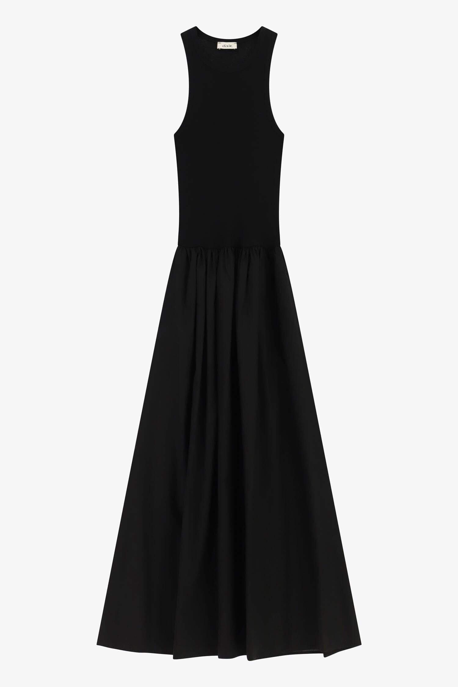 Robe longue sans manches à jupe large Dixie