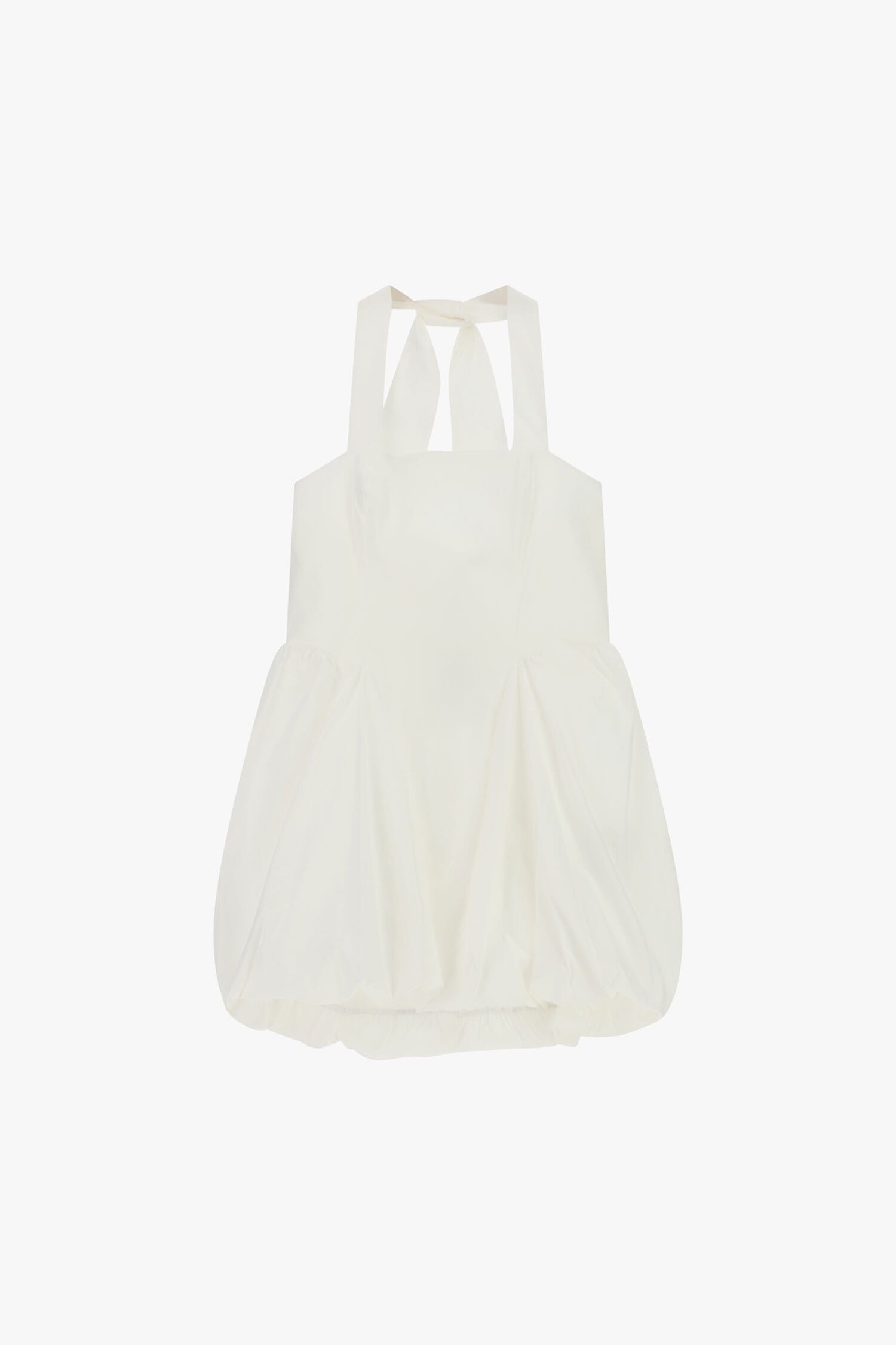 Robe courte à larges bretelles et bas ballon Dixie