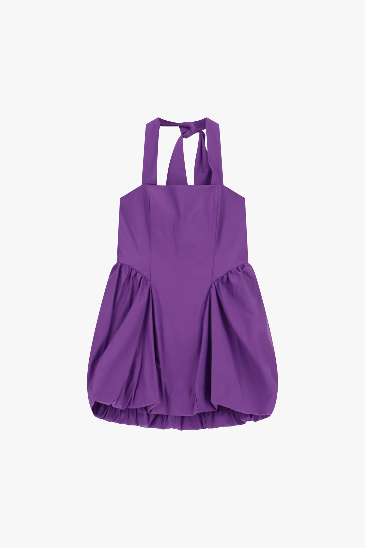 Robe courte à larges bretelles et bas ballon Dixie