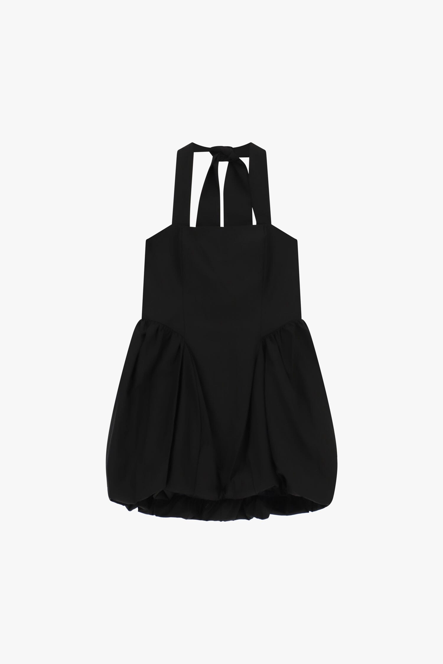 Robe courte à larges bretelles et bas ballon Dixie